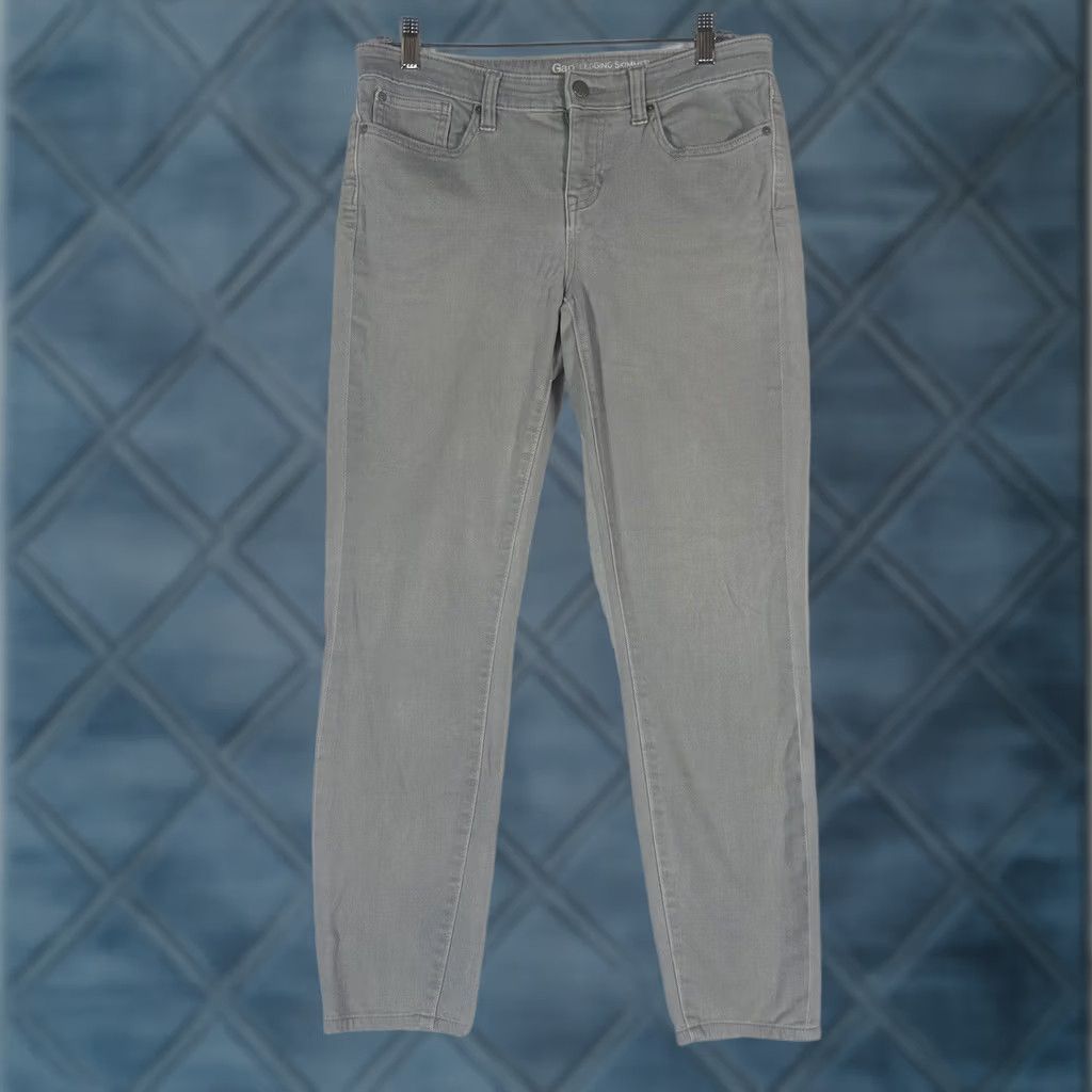 Gap Gap Gray Denim Jeans Skinny Stretch Legging 8 Womens Modern Slim 5-Pocket Vintage No Size 30" / US 8 / IT 44 - 1 Thumbnail