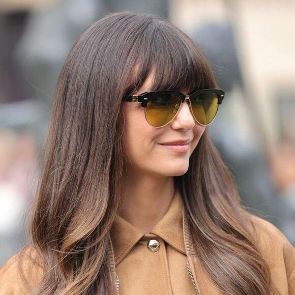 Miu Miu Miu Miu MU09ZS 1AB07O Sunglasses Black Aviator Frame Size ONE SIZE - 2 Thumbnail