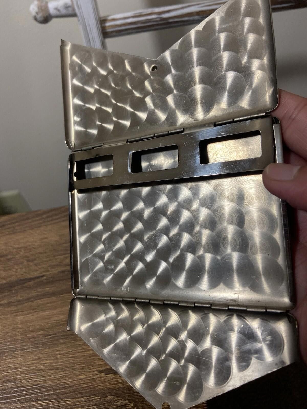 Japanese Brand Japan envelope compress-to-open ocean metal cigarette case Size ONE SIZE - 10 Thumbnail