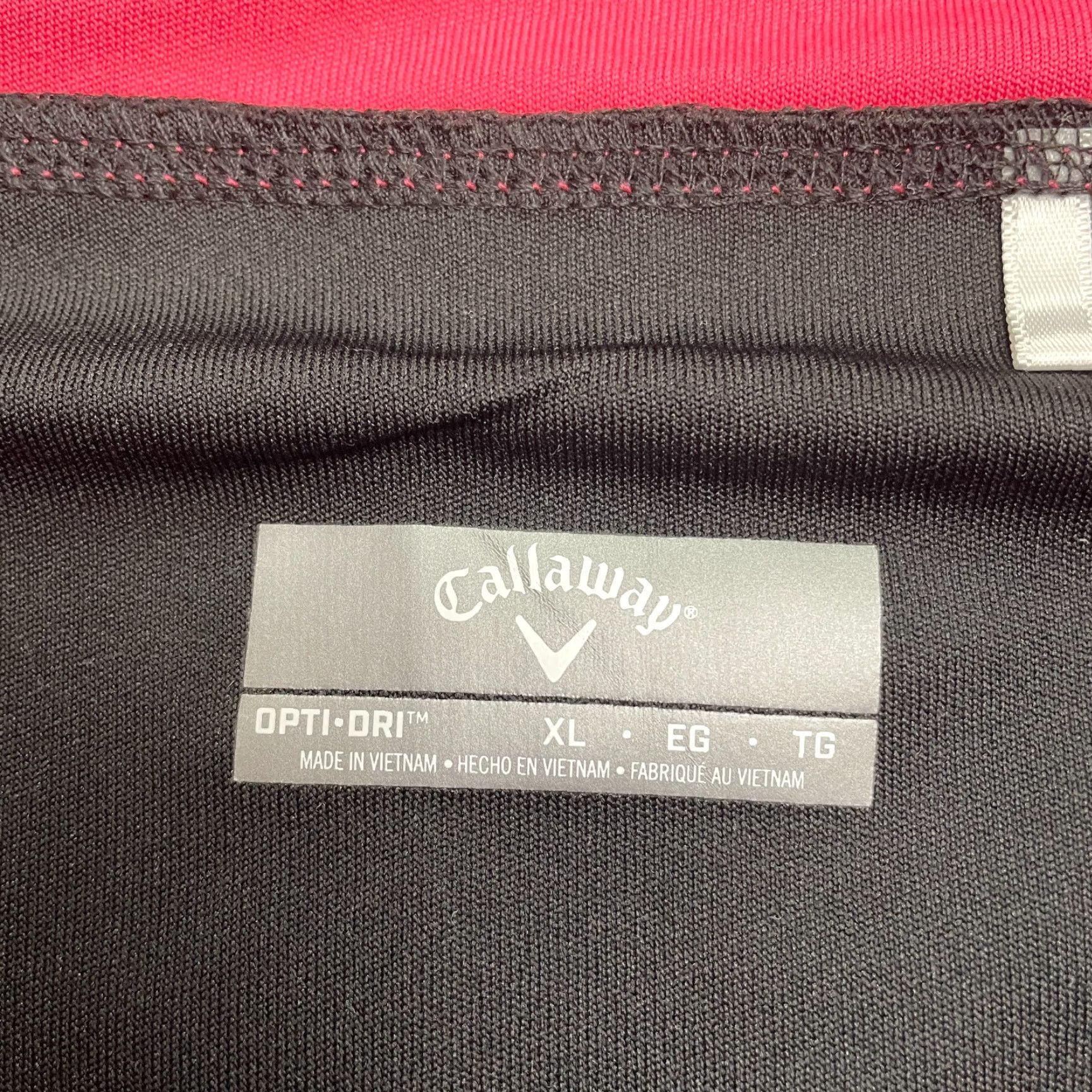 Callaway VINTAGE Callaway Skort Skirt Womens XL Black Pink Tennis Golf Stretch Pocket Size 40" / US 18 - 6 Thumbnail