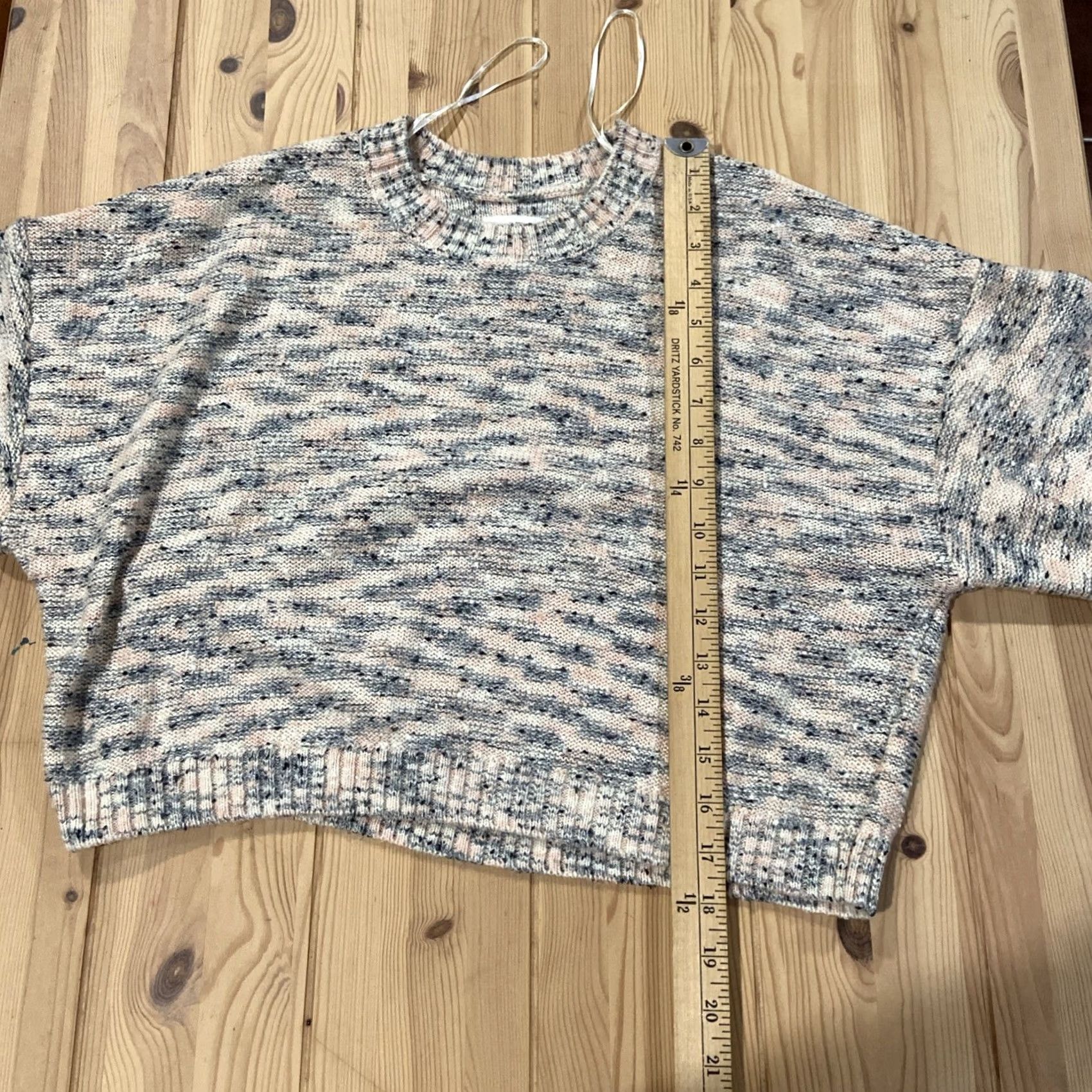 Billabong Billabong Sweater Womens Small Knit Long Sleeve Striped Ivory Blue Pink Pullover Size S / US 4 / IT 40 - 5 Thumbnail