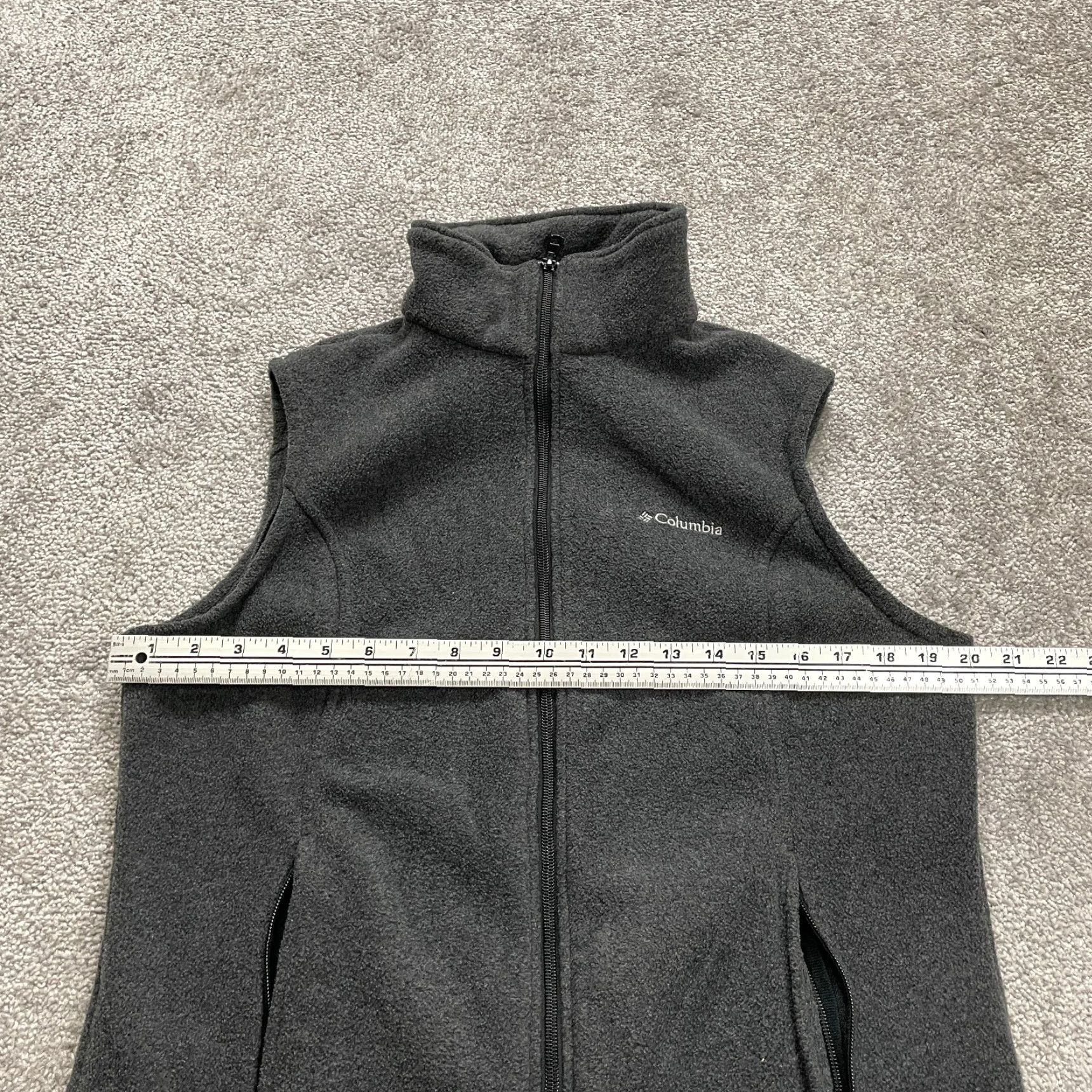 Vintage Columbia Benton Springs Fleece Vest Full Zip Womens Medium Dark Gray Size M / US 6-8 / IT 42-44 - 7 Thumbnail