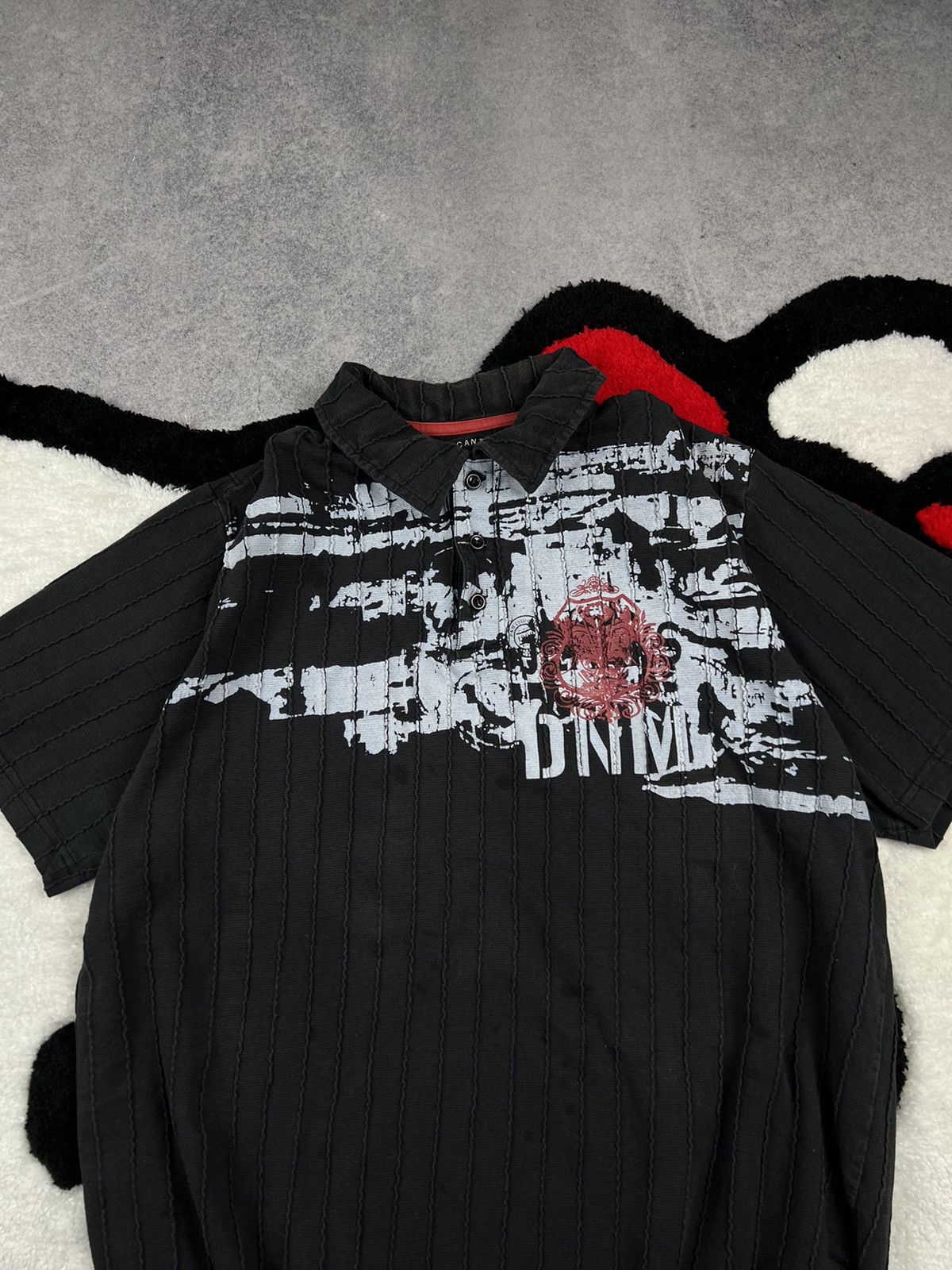 Vintage Crazy Y2K Vintage Grunge Affliction Style Japanese Polo Tee Size US XL / EU 56 / 4 - 5 Thumbnail