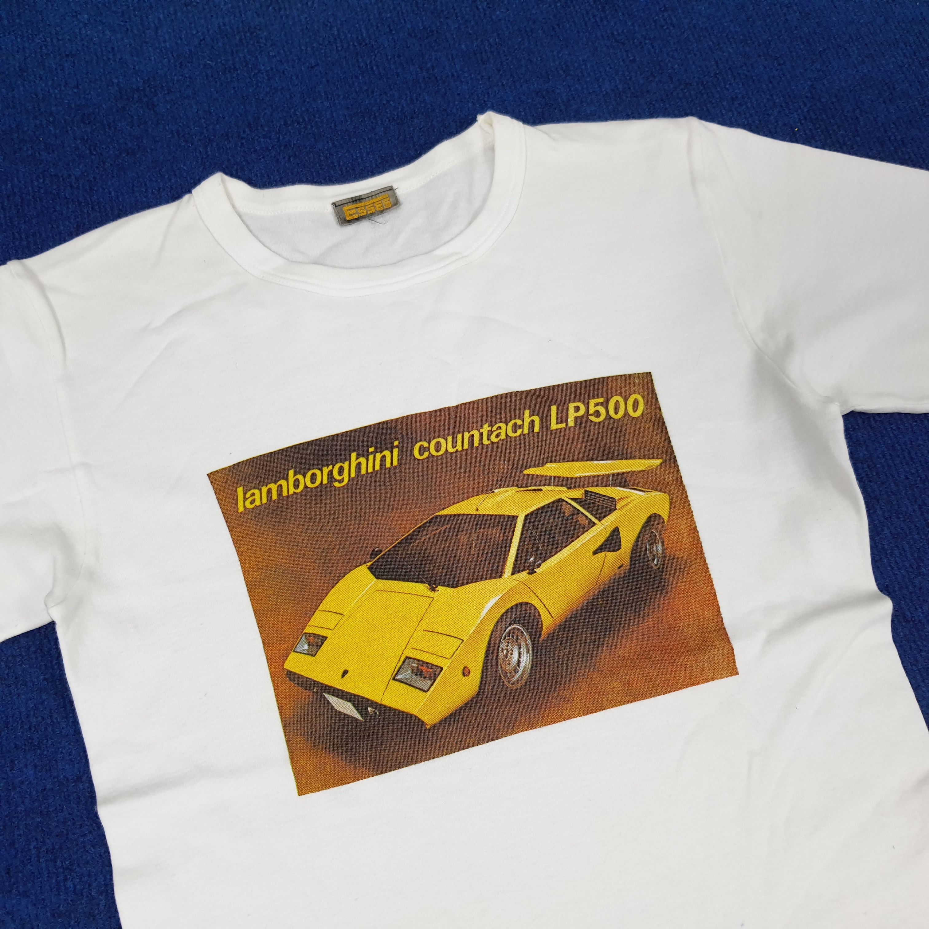 Vintage Vintage Lamborghini Countach LP500 Racing Classic Car Tshirt Size US XS / EU 42 / 0 - 2 Thumbnail