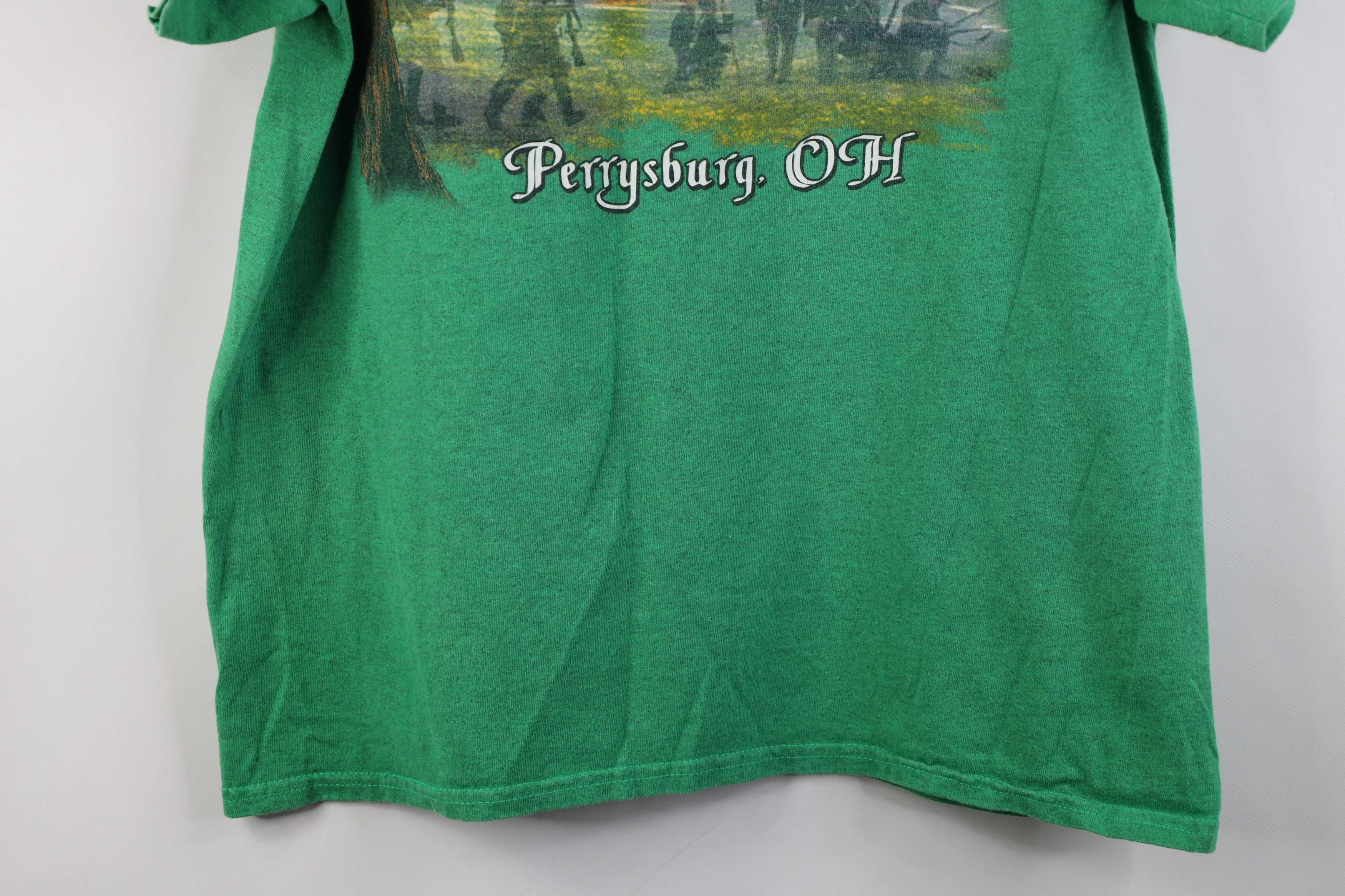 Harley Davidson Vintage Y2K Harley Davidson Spell Out Big Logo T-Shirt Green Size US L / EU 52-54 / 3 - 13 Thumbnail