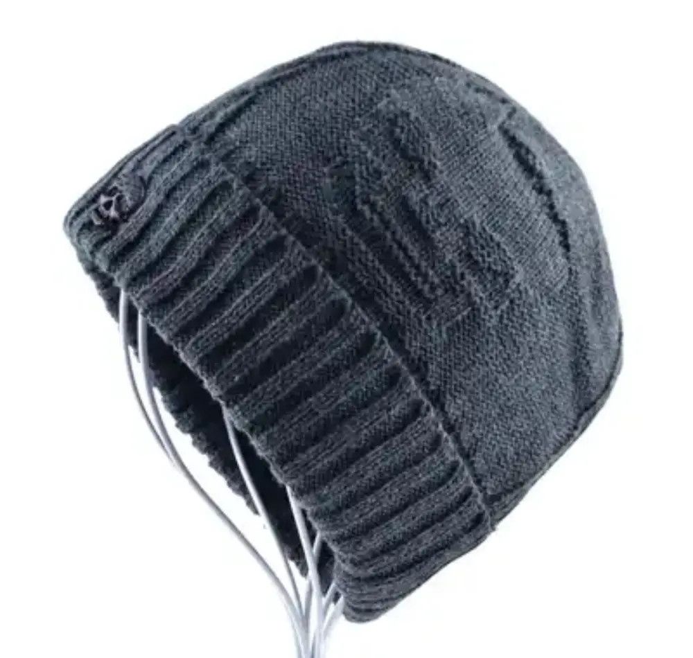 Japanese Brand Gray Color Skull Bennie Hat Size ONE SIZE - 3 Thumbnail