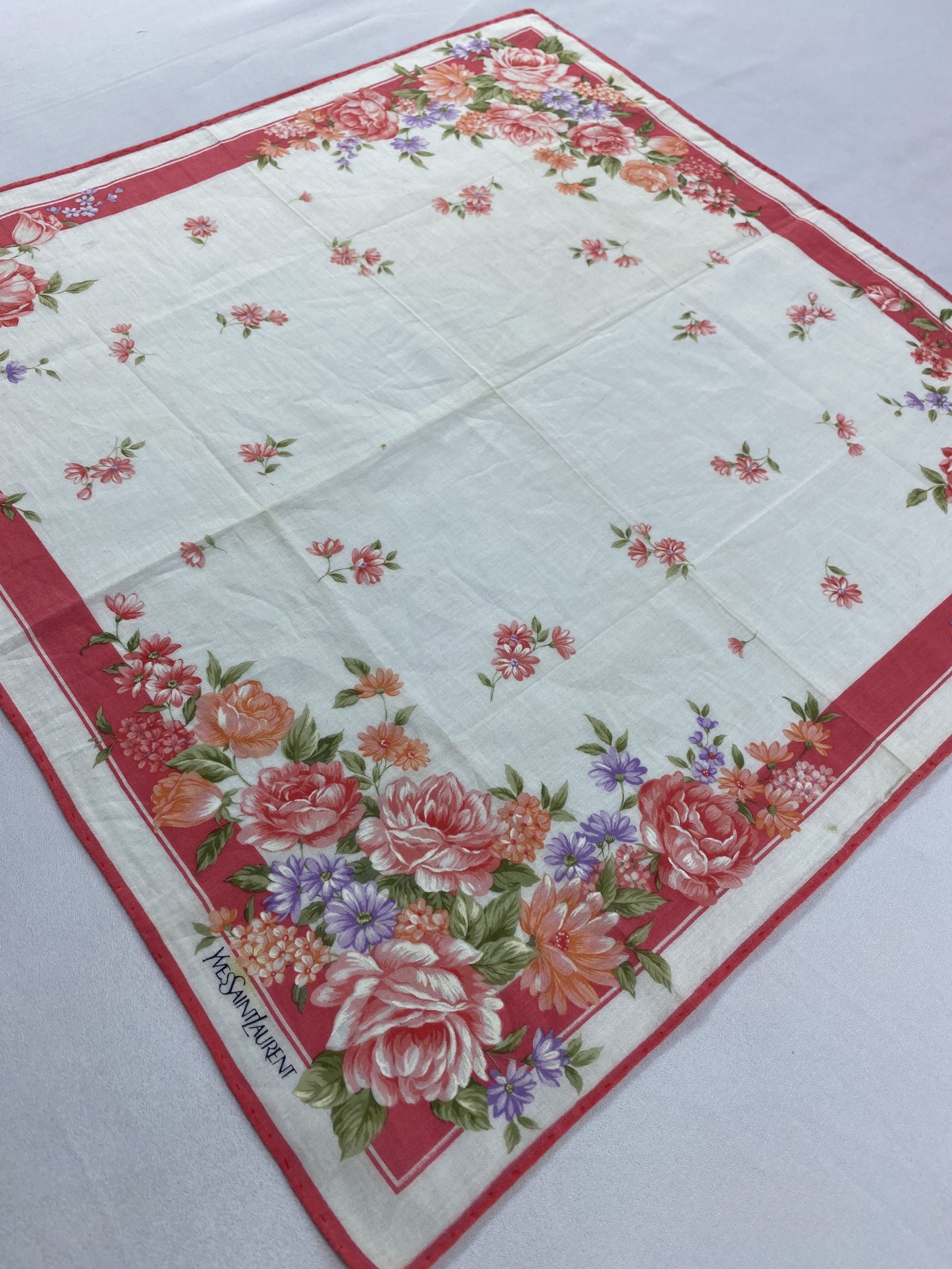 Yves Saint Laurent Yves Saint Laurent Handkerchief / Bandana / Neckerchief Size ONE SIZE - 4 Thumbnail
