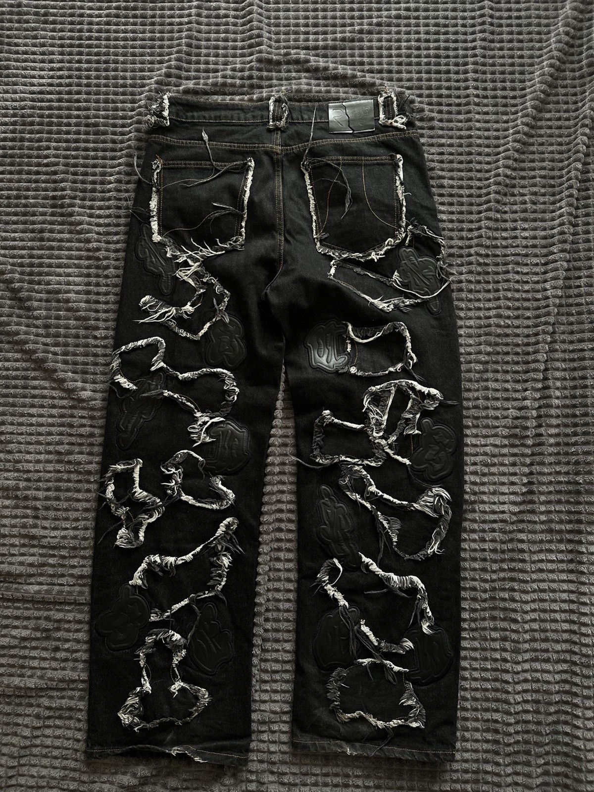 RACER WORLDWIDE Definitive Patch Jeans Racer Worldwide BLACK 