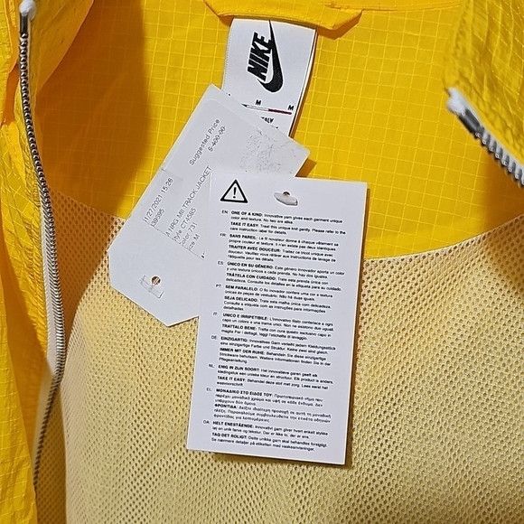 Nike Nike NRG MII Hooded Track Jacket Opti Yellow NWT Size US M / EU 48-50 / 2 - 9 Thumbnail