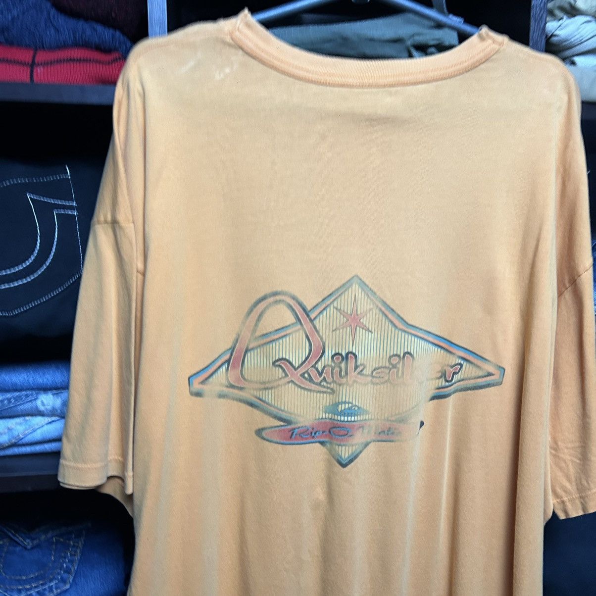 Quiksilver Vintage Quiksilver Surf 90’s Big Logo Streetwear y2k tee Size US XL / EU 56 / 4 - 2 Thumbnail