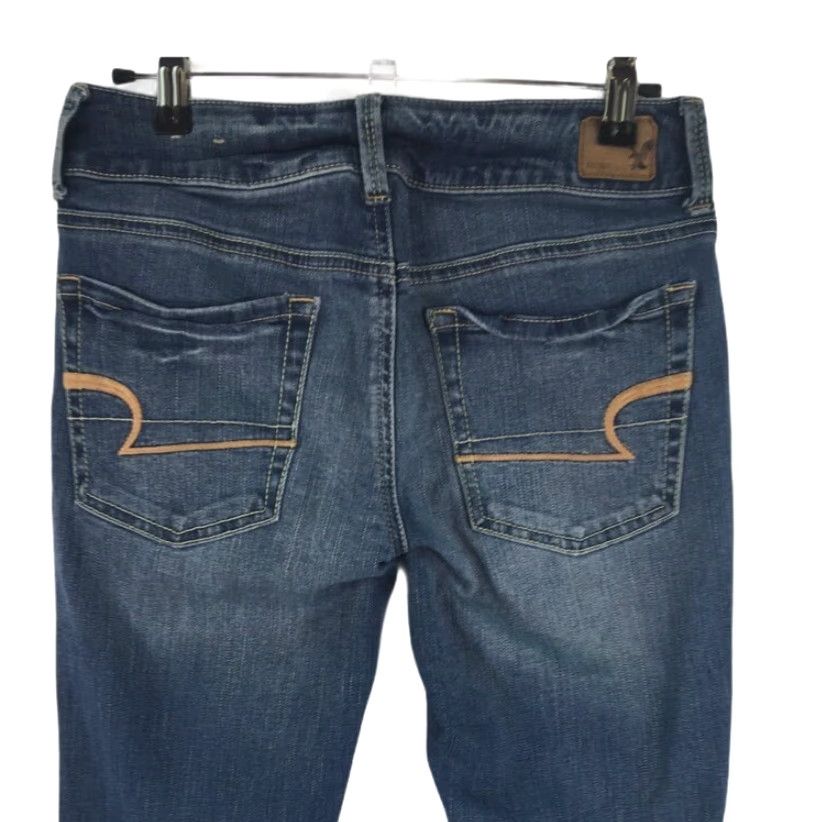 American Eagle Outfitters American Eagle Outfitters Womens Jeans Artist Crop Blue Medium Wash Stretch 2 R Size 28" / US 6 / IT 42 - 4 Thumbnail