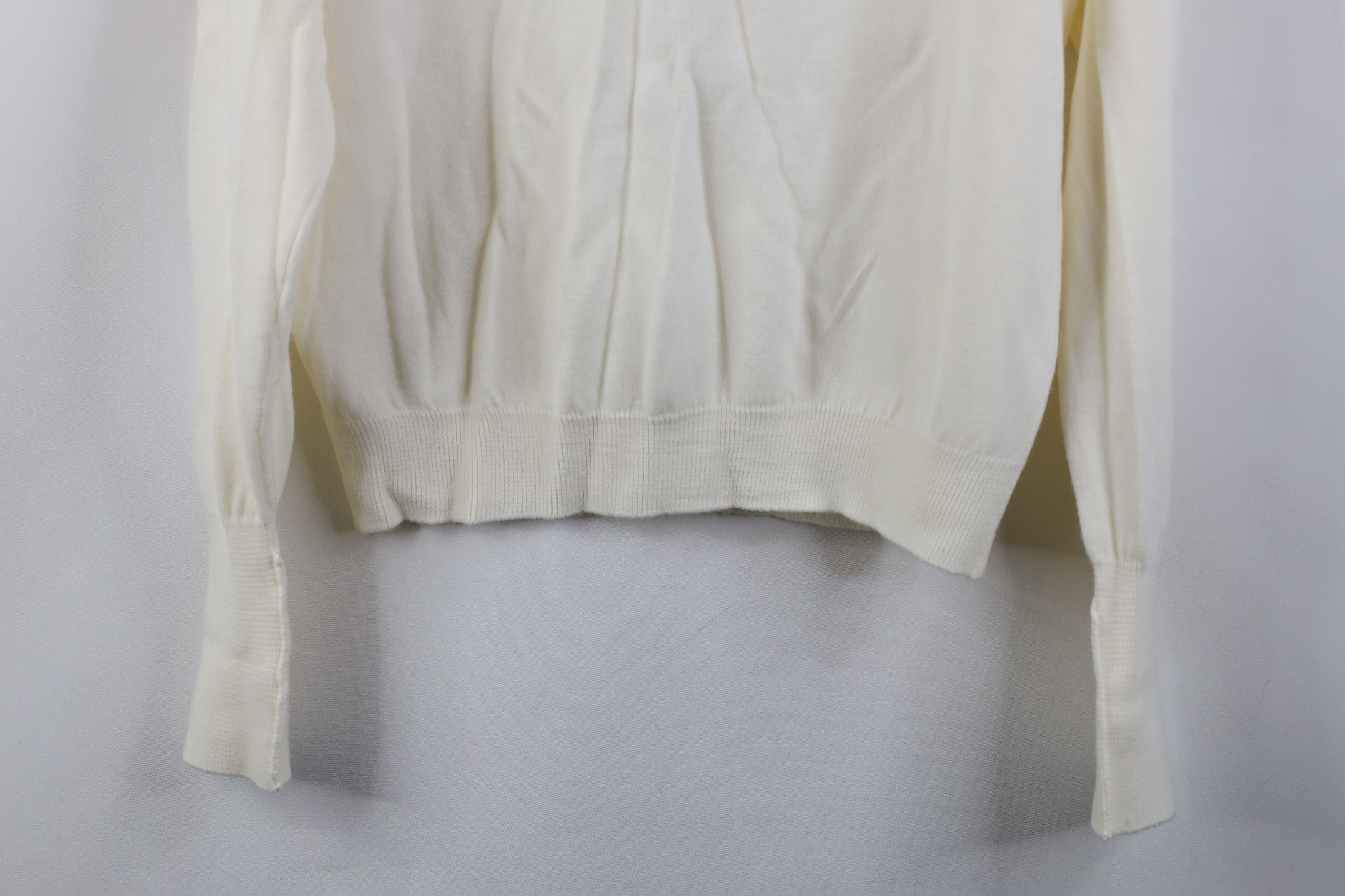 Vintage Vintage 90s Augusta National Golf Shop Knit Sweater Cream Size US L / EU 52-54 / 3 - 10 Thumbnail