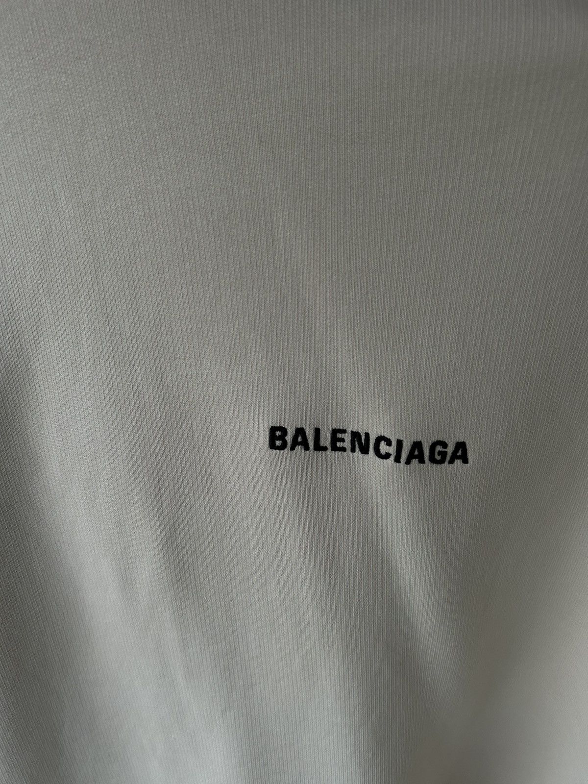 Balenciaga BALENCIAGA EMBROIDERED LOGO HOODIE Size US XL / EU 56 / 4 - 4 Thumbnail