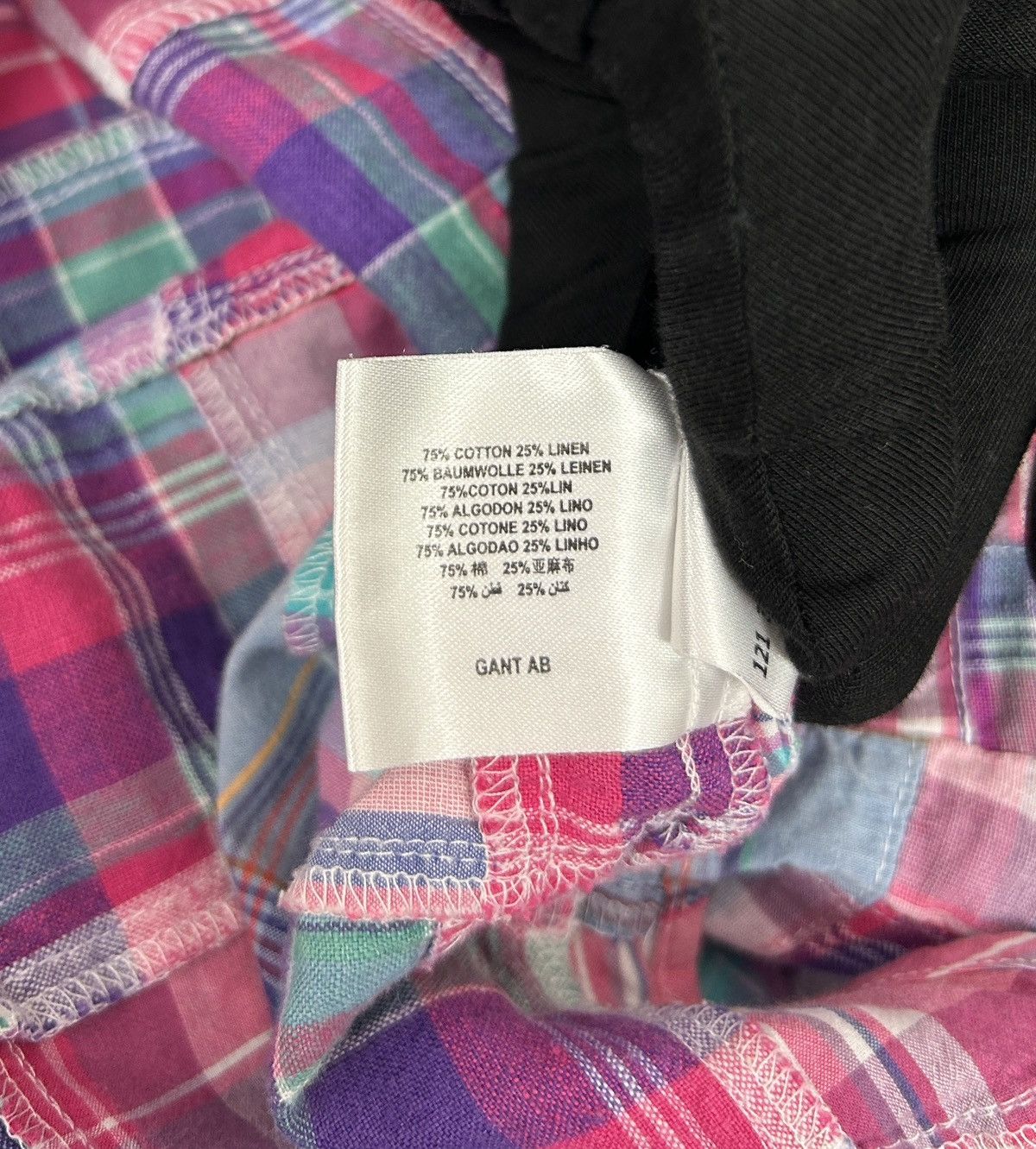 Gant GANT Forbet Madras Patches linen blend short sleeve shirt M Size US M / EU 48-50 / 2 - 9 Thumbnail