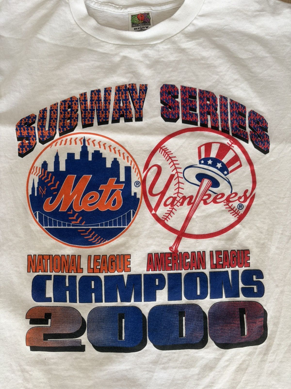 Fruit Of The Loom Subway Wars New York Yankees vs Mets - 2000 World Series Size US M / EU 48-50 / 2 - 2 Thumbnail