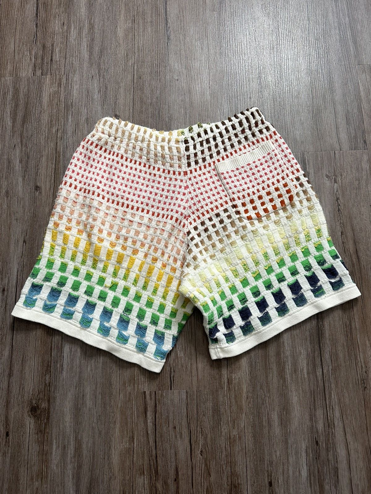 Supreme 💎Supreme💎 SS23 Gradient Grid Knit Shorts Size Large