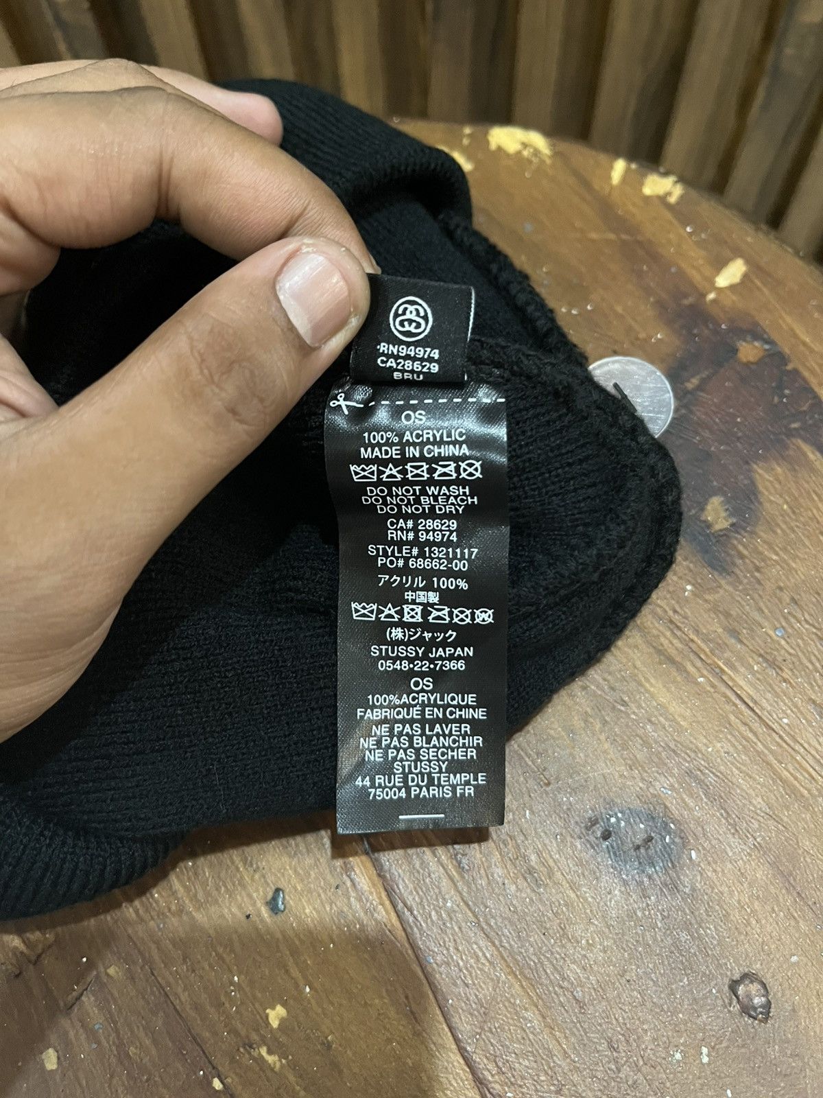 Stussy Beanie Hat Stussy SS Link Skull Cap Size ONE SIZE - 6 Thumbnail