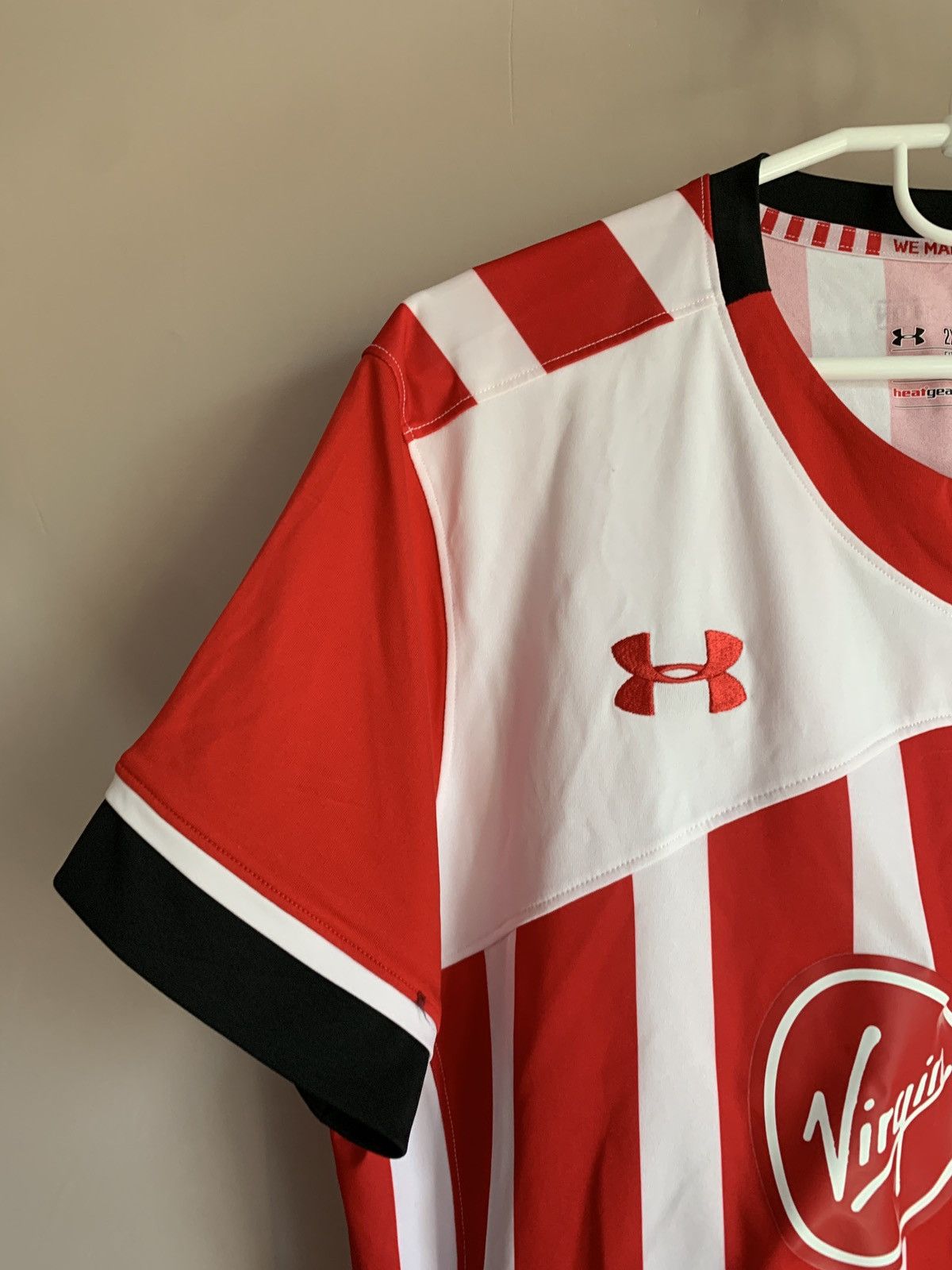 Under Armour Southampton Home Football Shirt Under Armour Soccer Jersey Size US XXL / EU 58 / 5 - 3 Thumbnail
