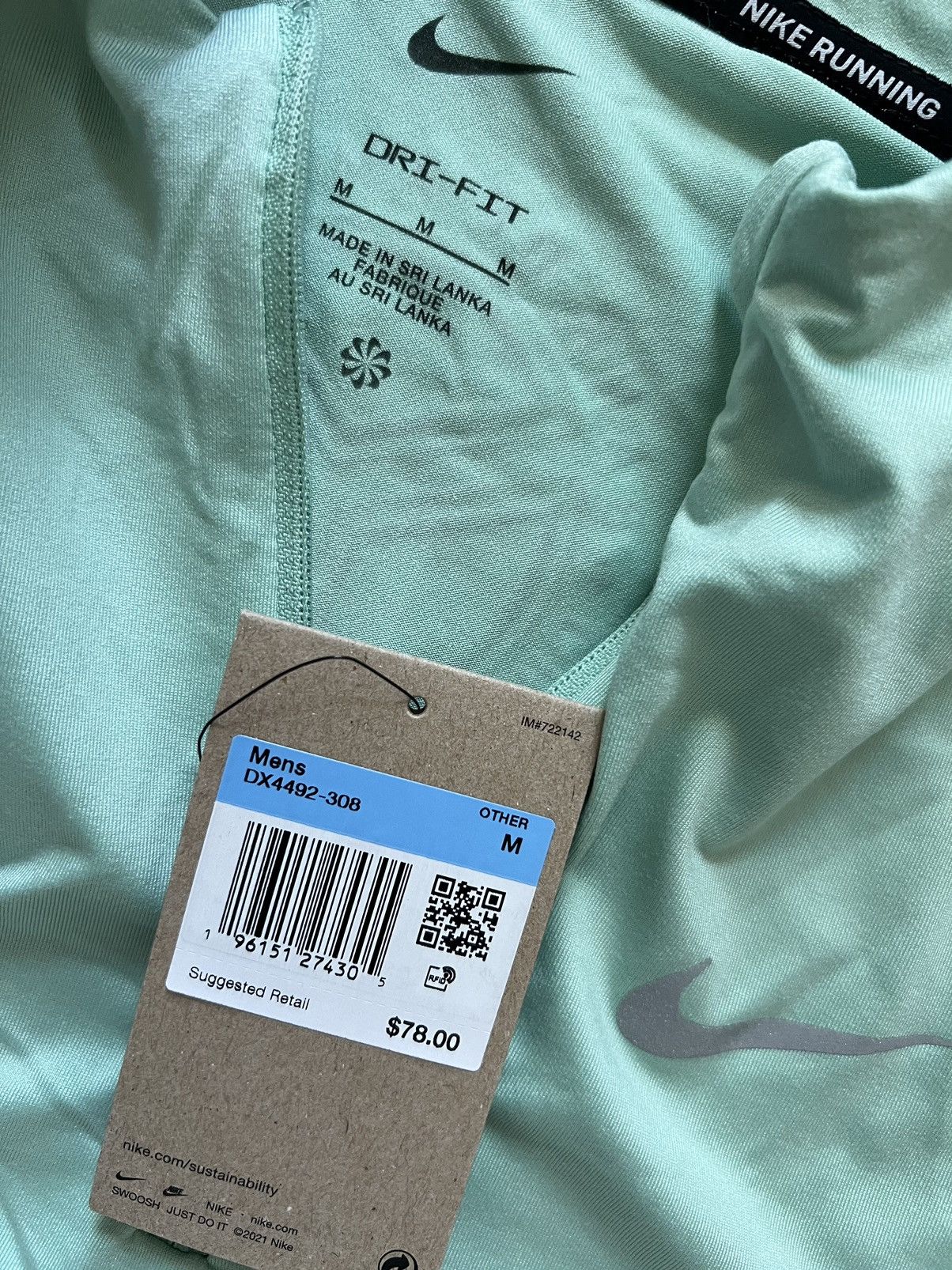 Nike Nike Chicago Marathon 2022 1/4 Zip Running Pullover Green Size US M / EU 48-50 / 2 - 7 Thumbnail
