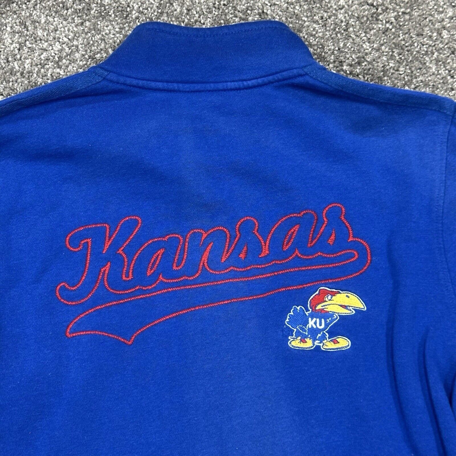 Adidas Adidas Kansas Jayhawks Fill Zip Blue Jacket Logo Size M Size M / US 6-8 / IT 42-44 - 9 Thumbnail