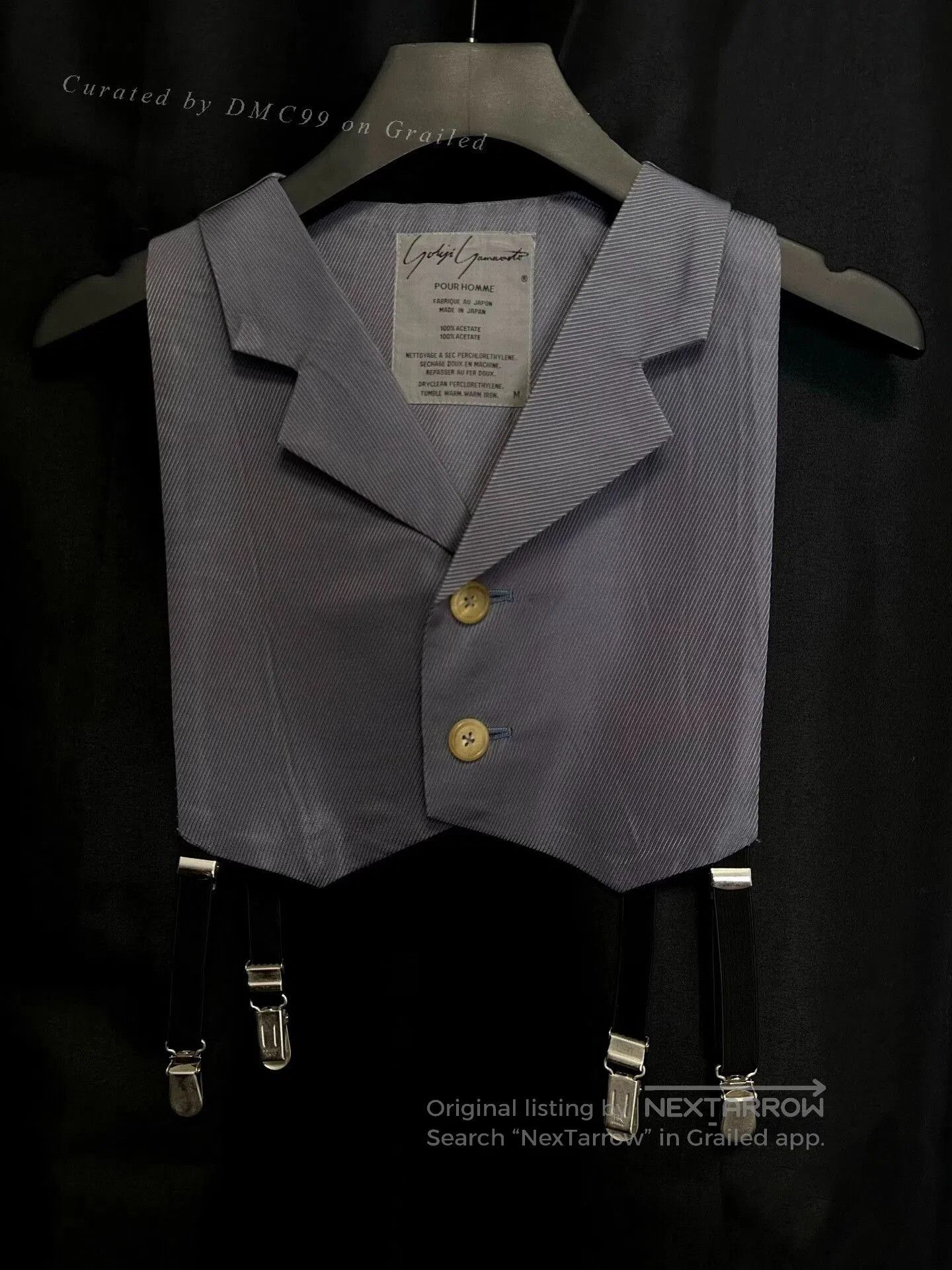 Yohji Yamamoto Yohji Yamamoto 1980s Suspender Vest. Size US M / EU 48-50 / 2 - 1 Thumbnail