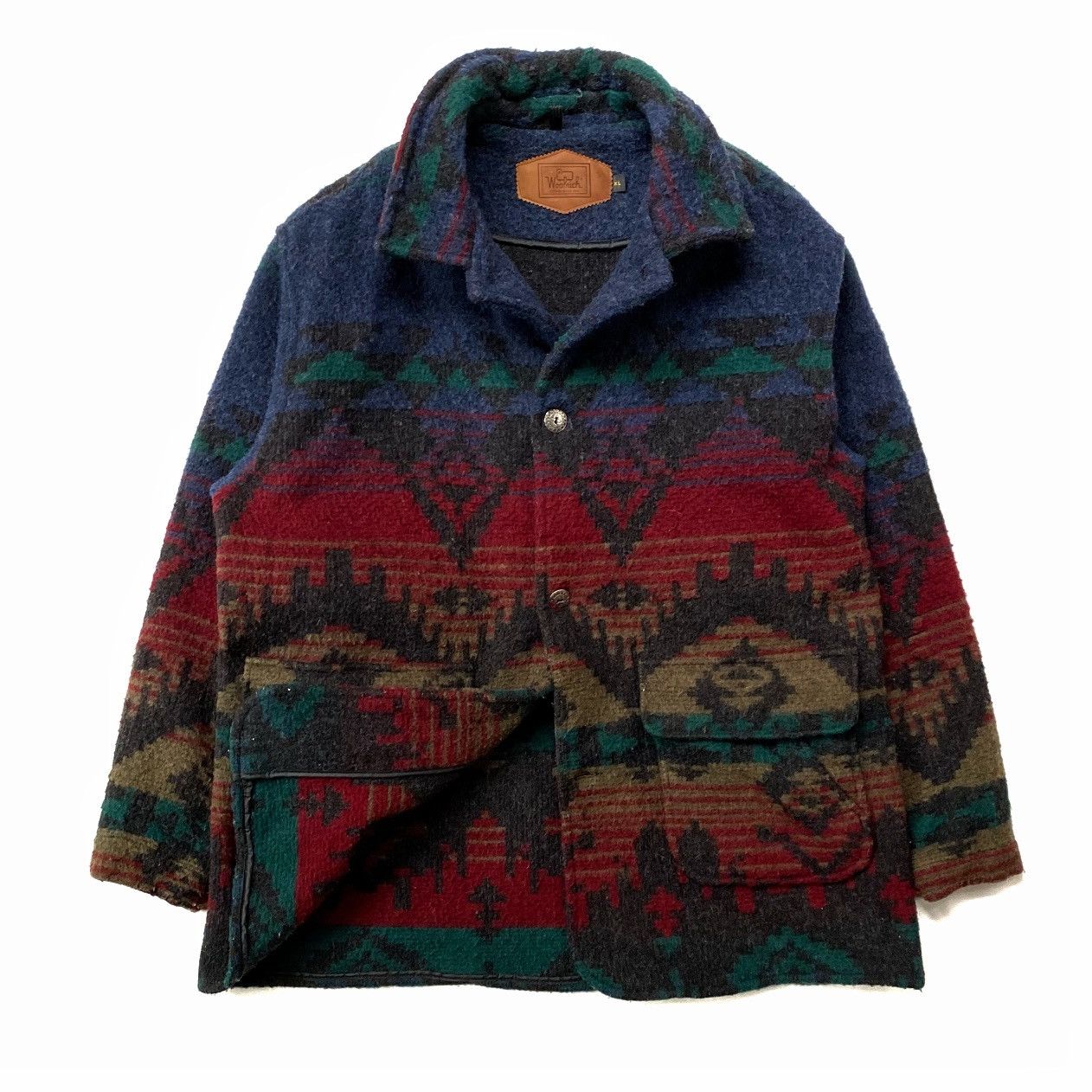 image of Woolrich Woolen Mills Vintage Woolrich Southwest Wool Cruiser Cloak, Men's (Size XL)