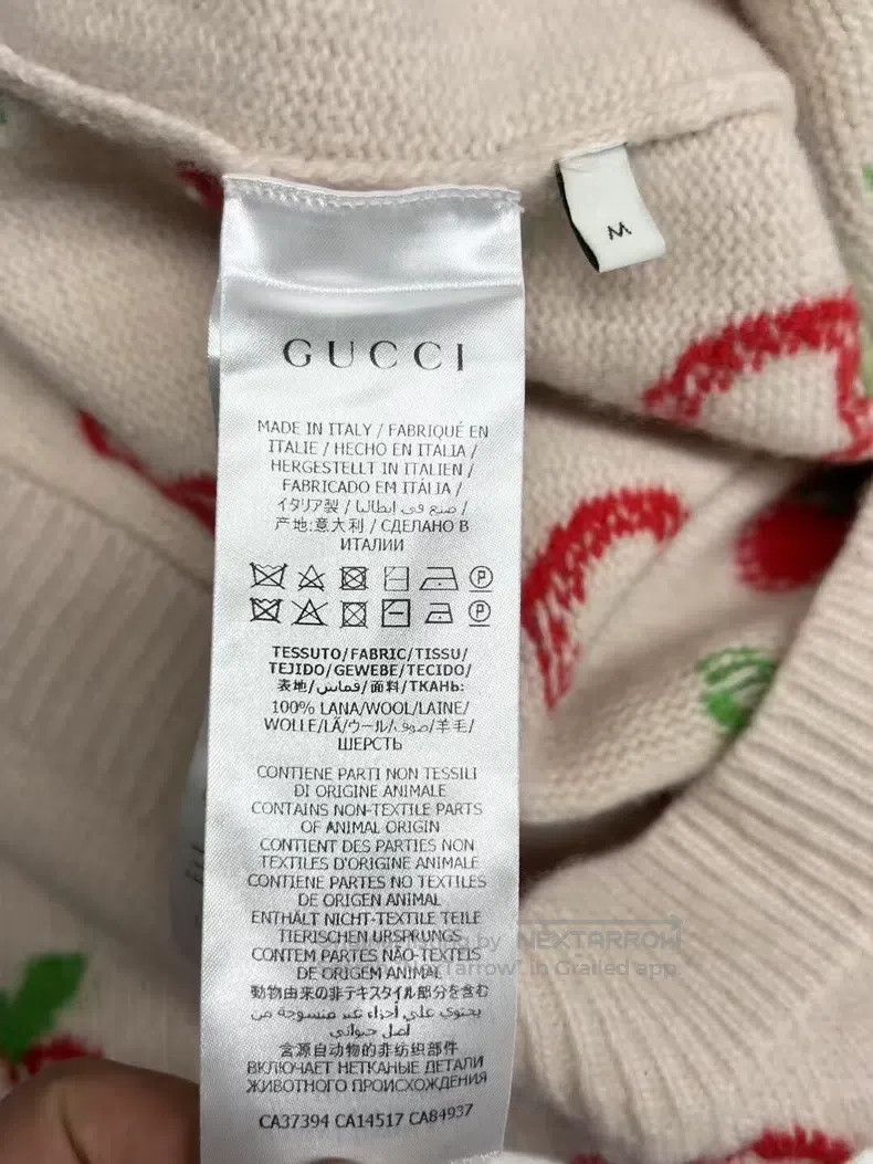Other Gucci Apple knitted sweater cardigan coat Size M / US 6-8 / IT 42-44 - 3 Thumbnail