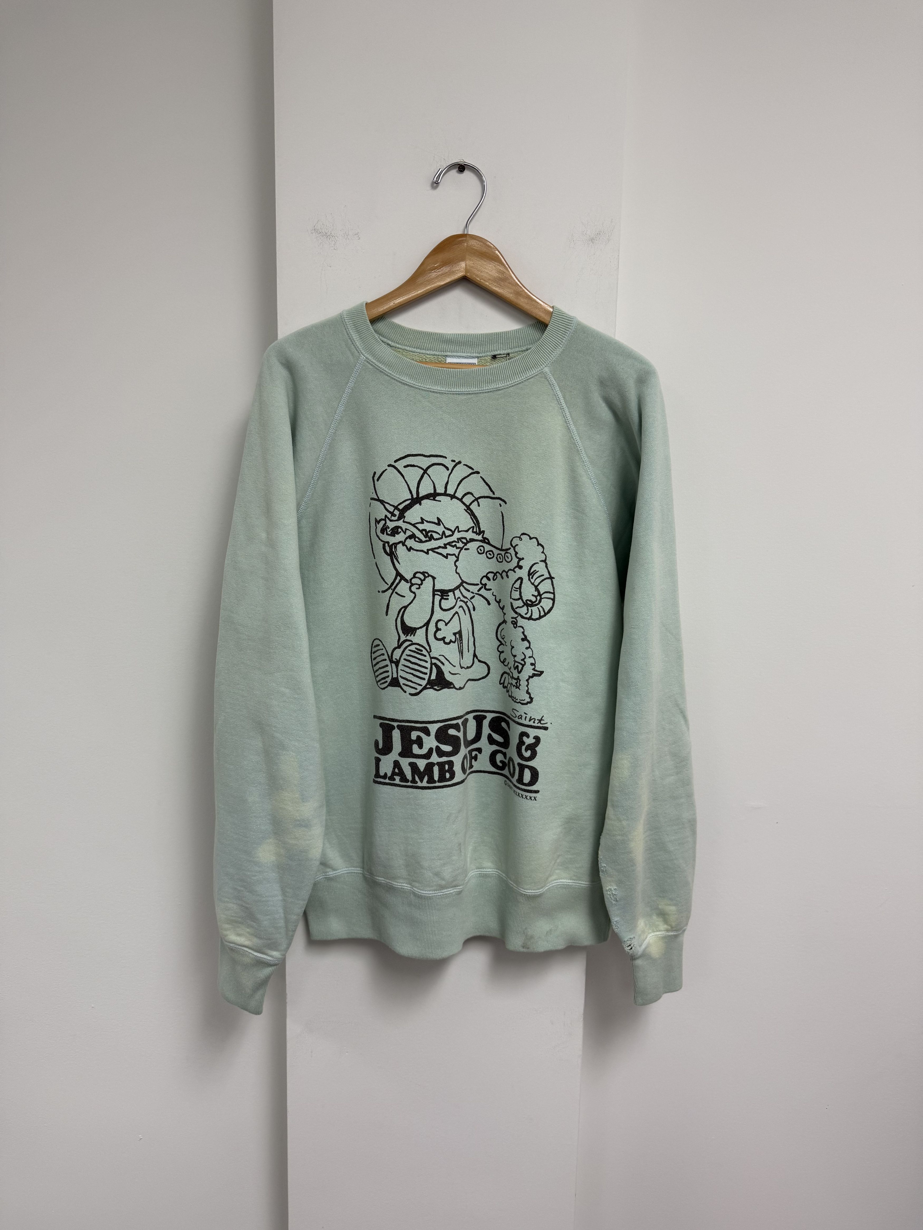 Saint Michael Saint Michael Jesus & Lamb of God Sweater Size US L / EU 52-54 / 3 - 1 Thumbnail
