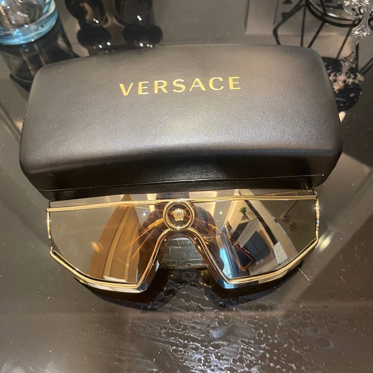 Versace V-Powerful Shield Sunglasses
