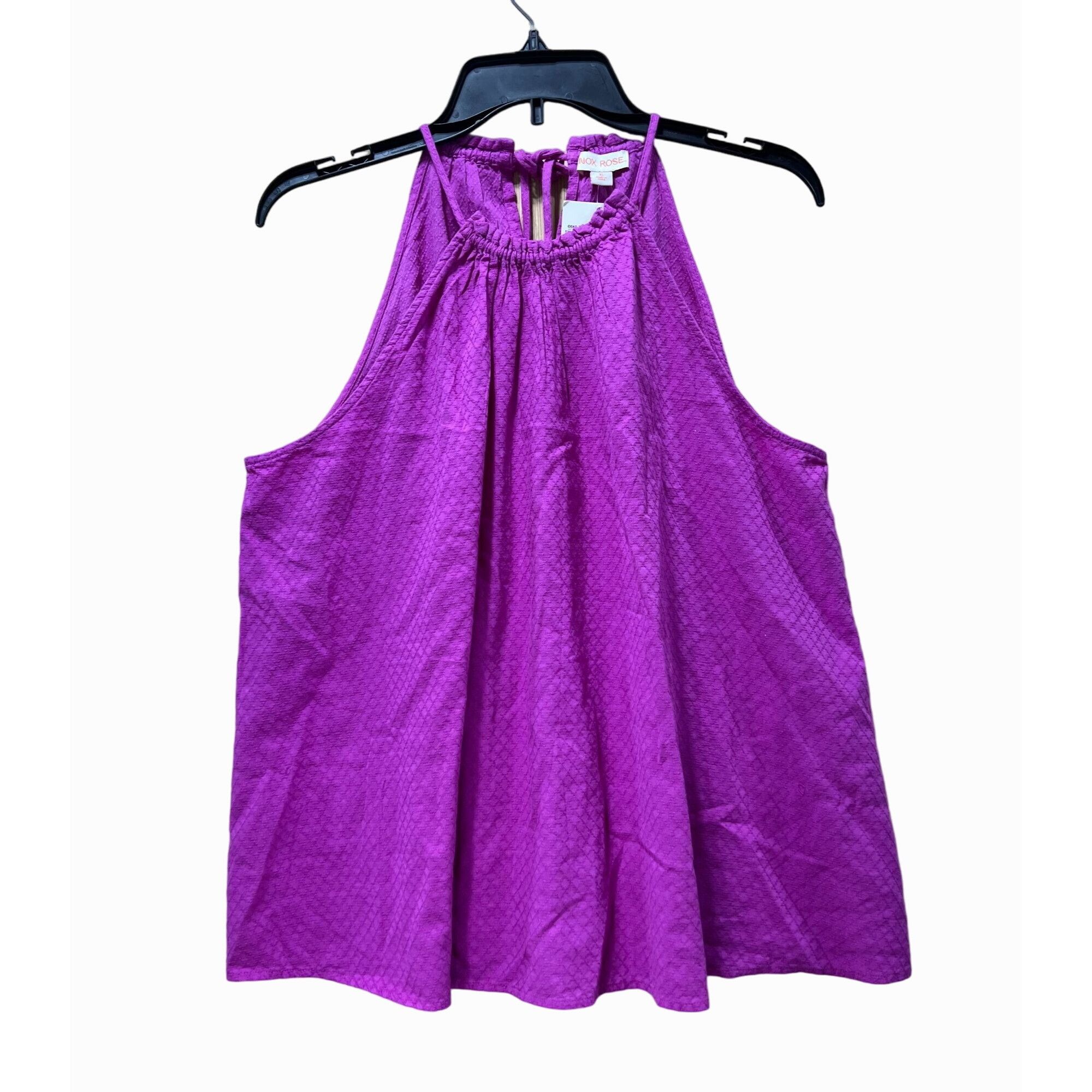 Other Knox Rose - Women's Woven Halter Tank Top - Purple - Extra L Size XL / US 12-14 / IT 48-50 - 2 Thumbnail