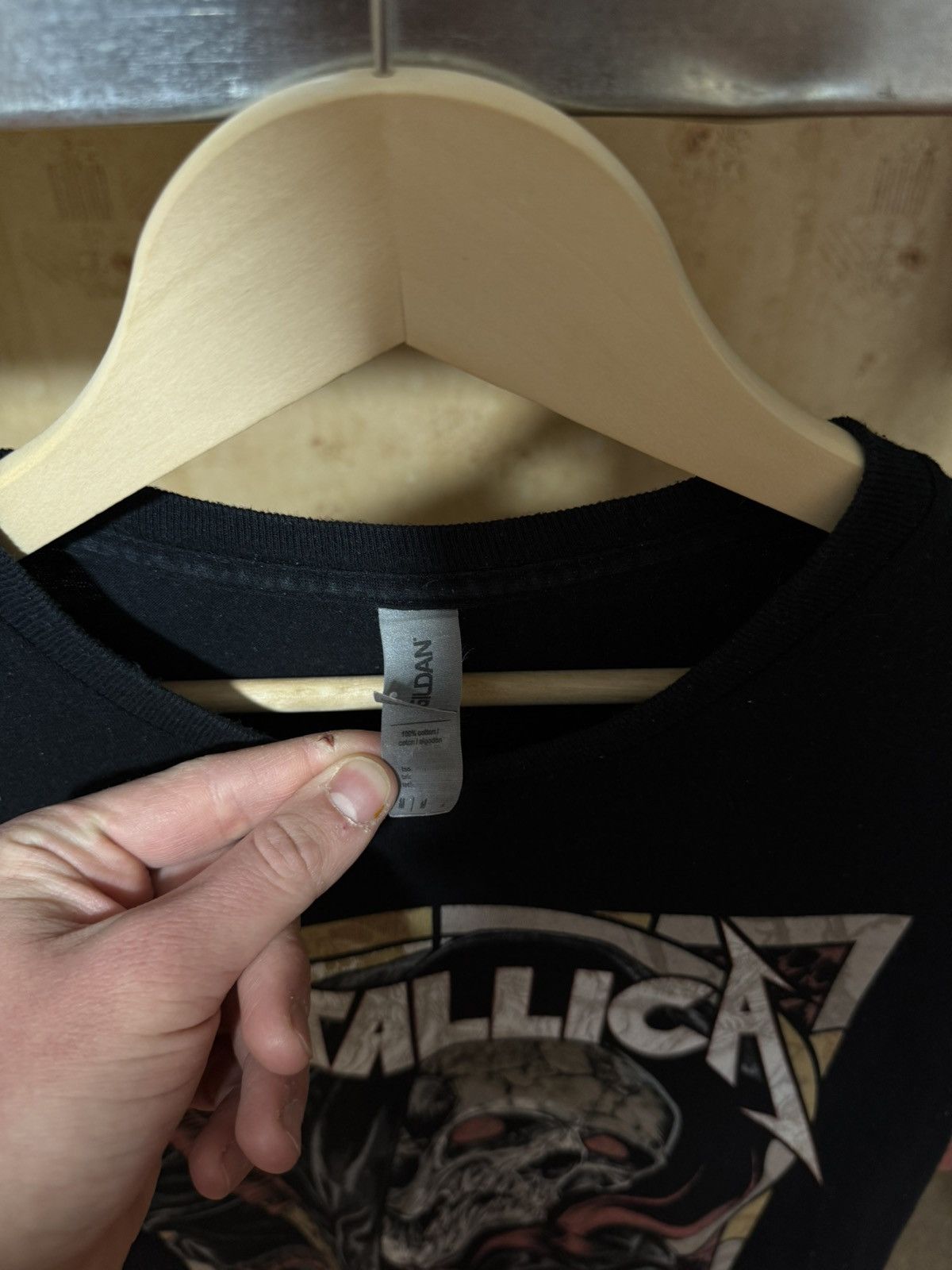 Band Tees × Metallica × Vintage Vintage 2018 Band Metallica Skull Death Metal Rock T-Shirt Size US M / EU 48-50 / 2 - 4 Thumbnail