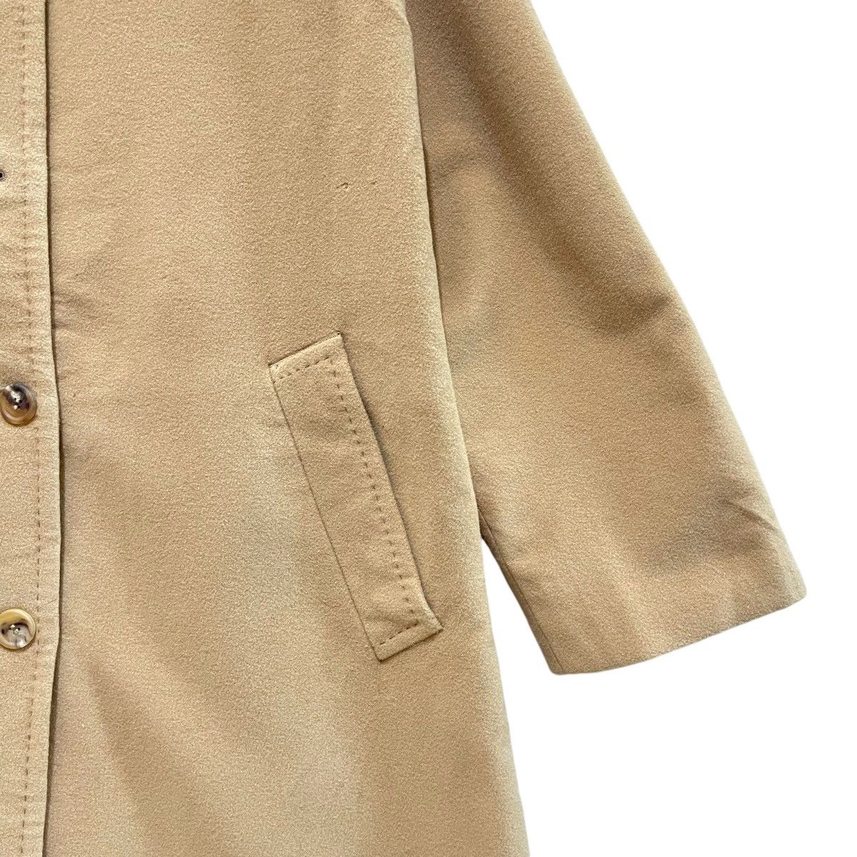 Aquascutum × Designer Vintage Aquascutum Made in Japan Wool Trench Coat Jacket Size M / US 6-8 / IT 42-44 - 5 Thumbnail