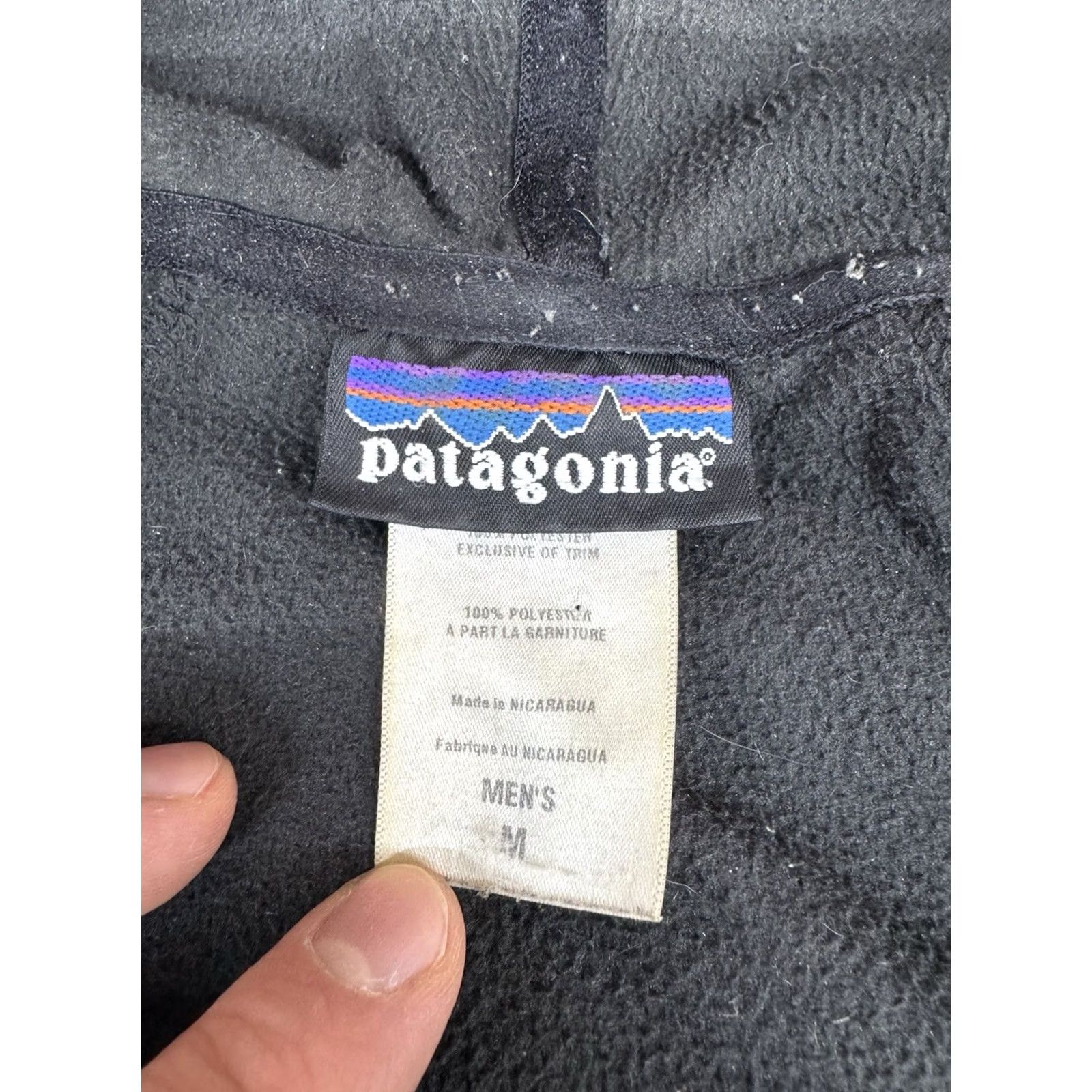 Patagonia VINTAGE Patagonia Jacket Mens M Black Full Zip Hooded Microsoft Branding Logo Size US M / EU 48-50 / 2 - 3 Thumbnail