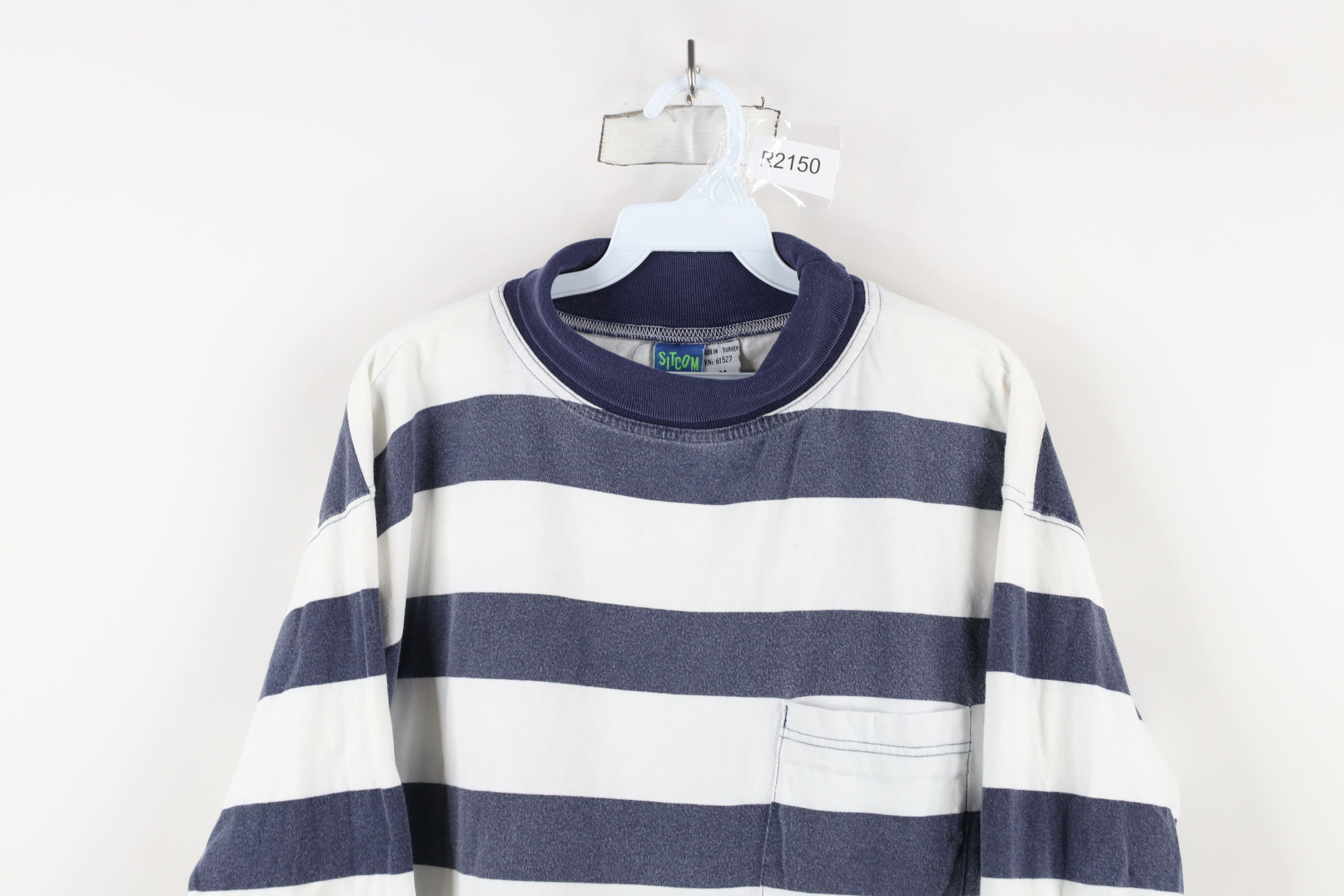 Vintage Vintage 90s Streetwear Long Sleeve Turtleneck T-Shirt Size M / US 6-8 / IT 42-44 - 2 Thumbnail