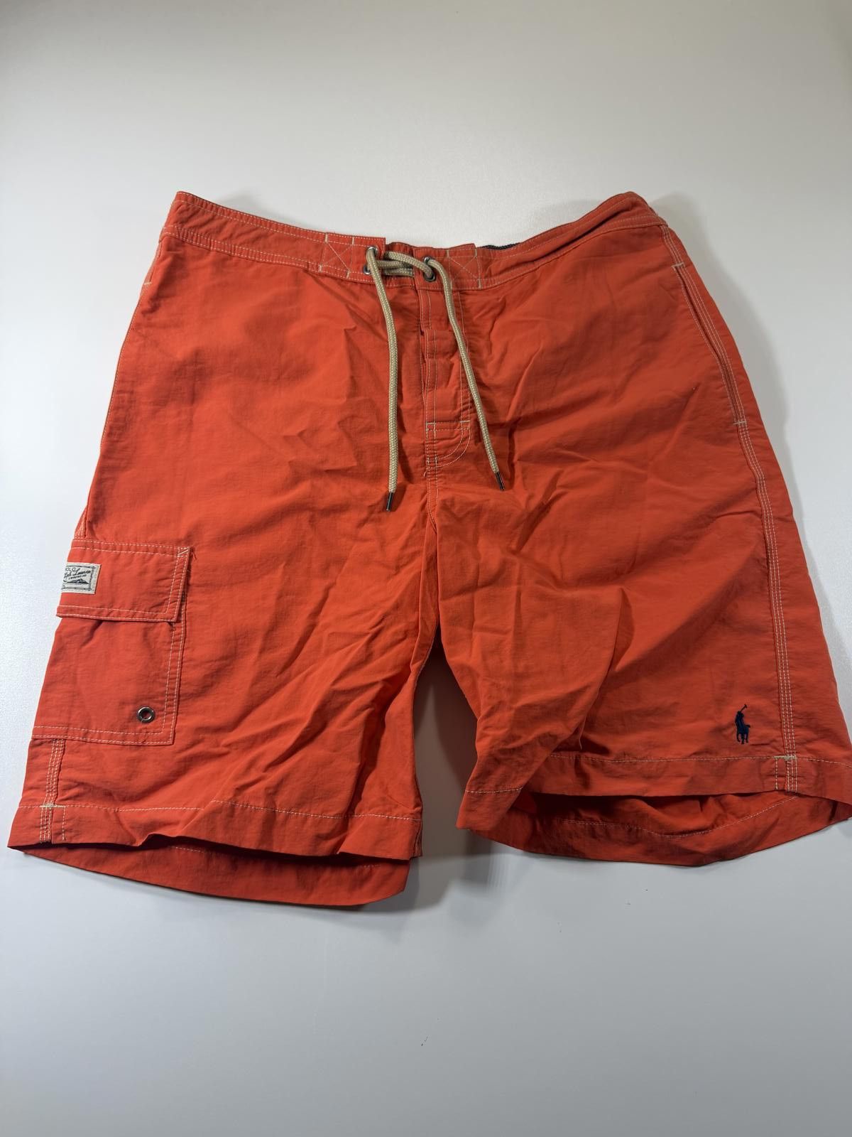 Polo Ralph Lauren Polo Ralph Lauren Orange Cargo Swim Shorts M Size US 32 / EU 48 - 1 Thumbnail