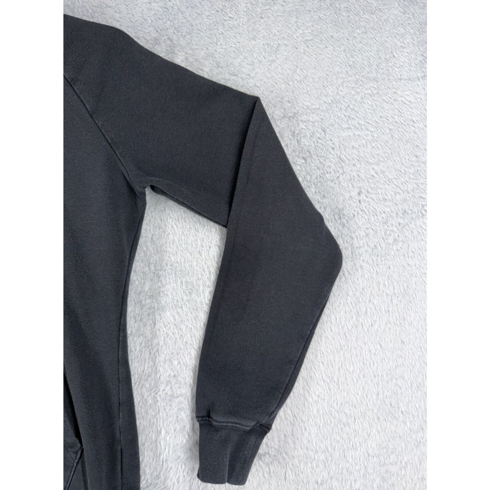 The North Face The North Face Hoodie Women Medium Black Pullover Sweater Floral Logo Pocket Cotton Blend Size M / US 6-8 / IT 42-44 - 2 Thumbnail