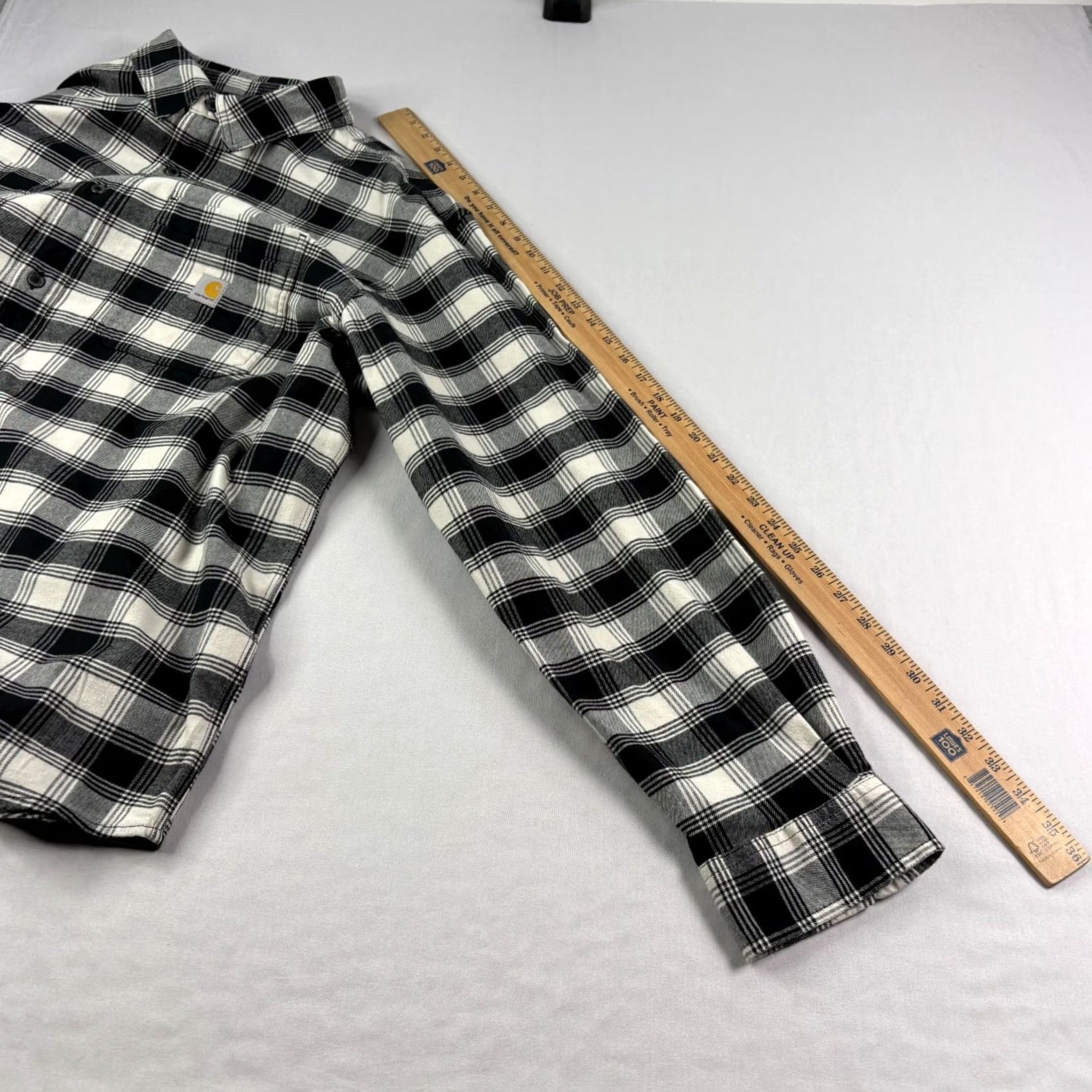 Carhartt Carhartt Shirt Men 2XL Black Plaid Midweight Rugged Flex Workwear Casual Button-Up Jacket-Style Shirt Size US XXL / EU 58 / 5 - 6 Thumbnail