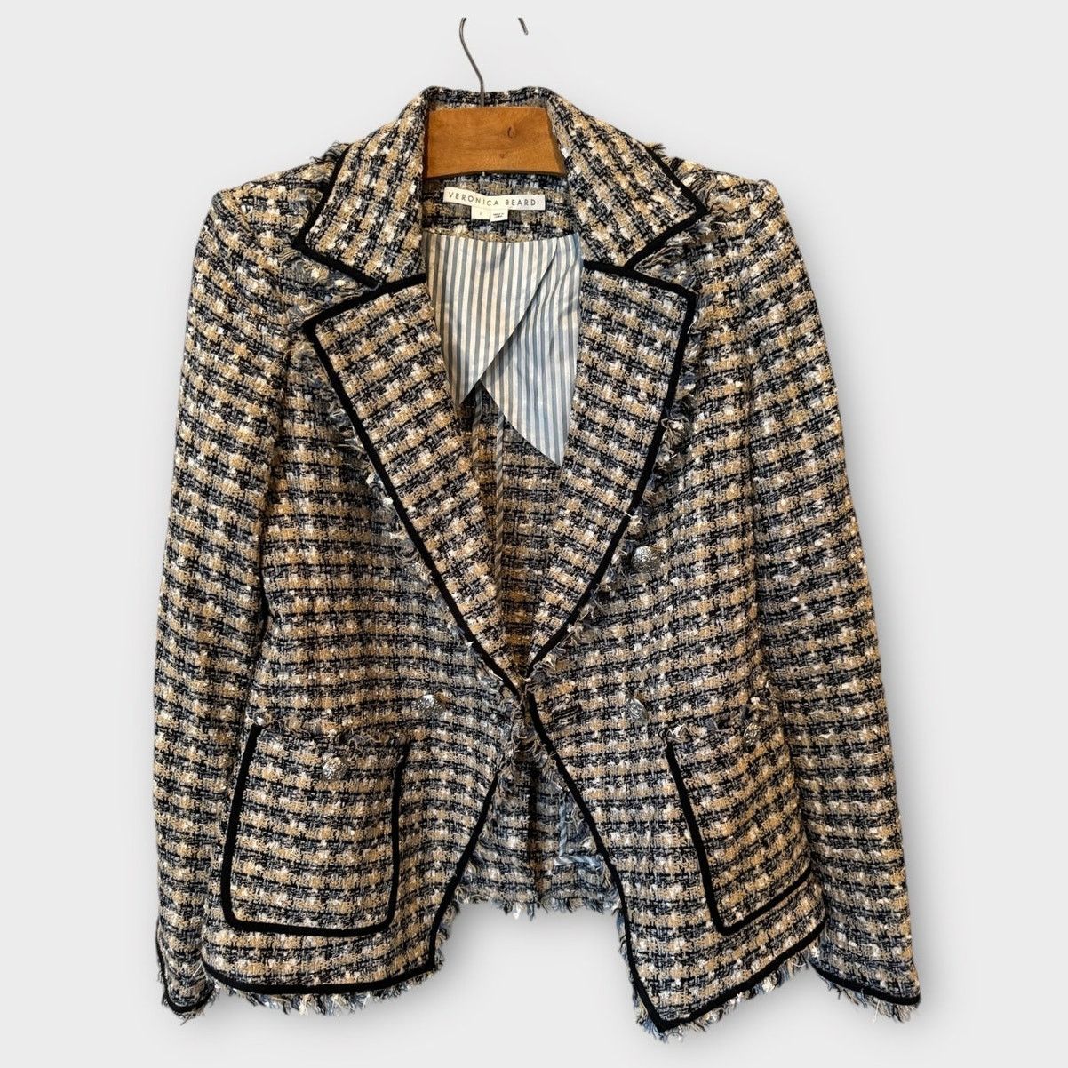 Veronica Beard Veronica Beard Theron Houndstooth Blazer Size 2 Size XS / US 0-2 / IT 36-38 - 5 Thumbnail