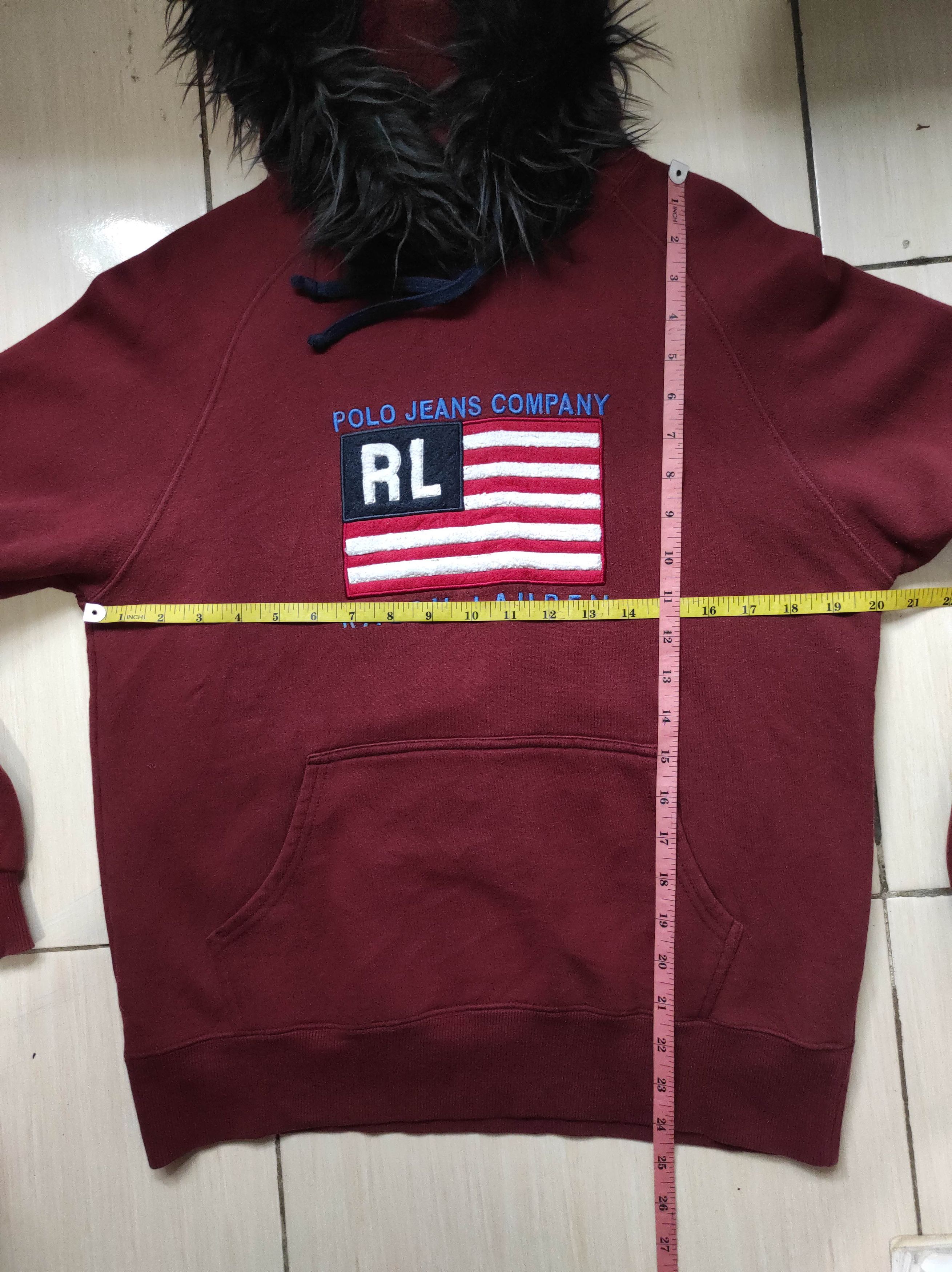 If Six Was Nine Polo Jeans Company USA flag Fur Hoodie LGB style Size US M / EU 48-50 / 2 - 15 Thumbnail