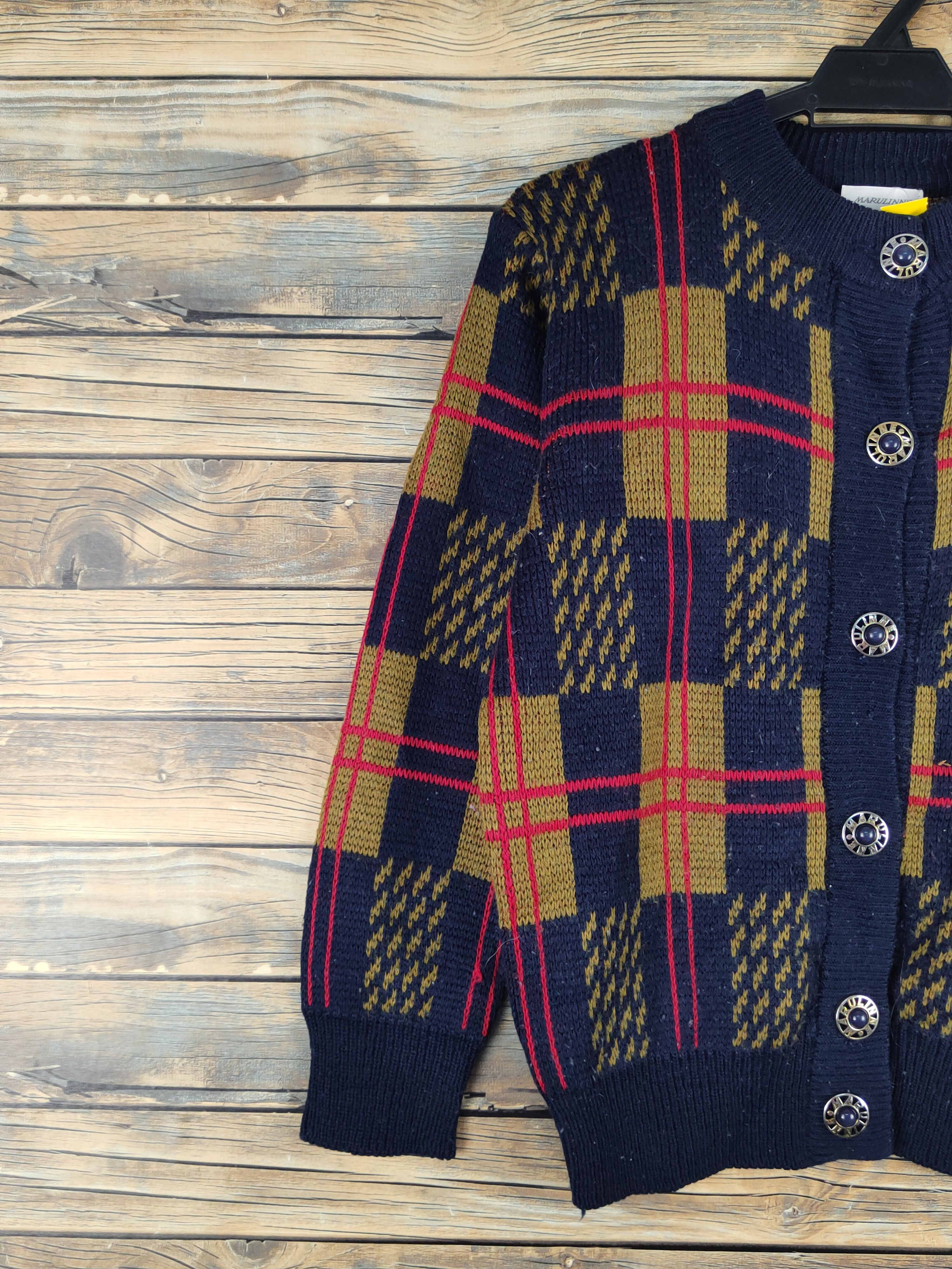 Homespun Knitwear × Japanese Brand Marulinne Navy Knitwear Cardigan #W1344 Size S / US 4 / IT 40 - 3 Thumbnail