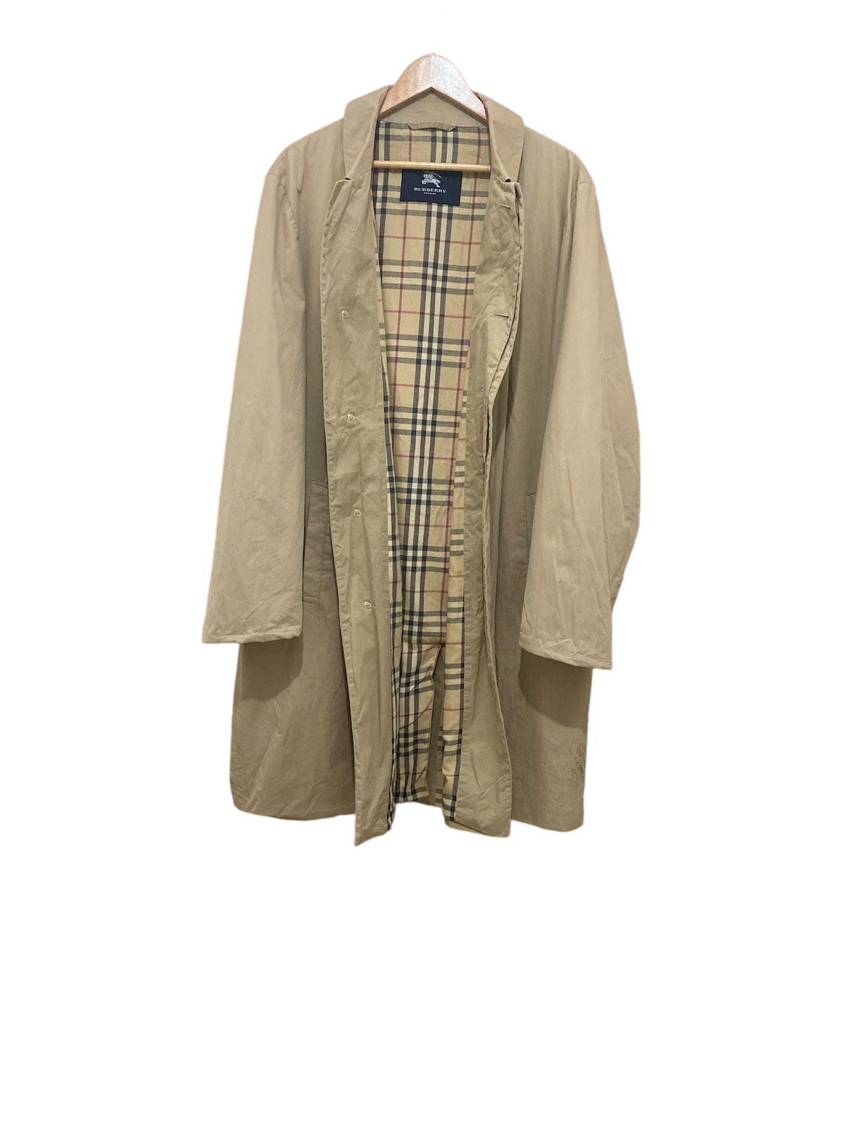 Burberry × Burberry Prorsum Vintage Burberry Trench Coat Nova Check Casual Jacket Size US L / EU 52-54 / 3 - 1 Thumbnail