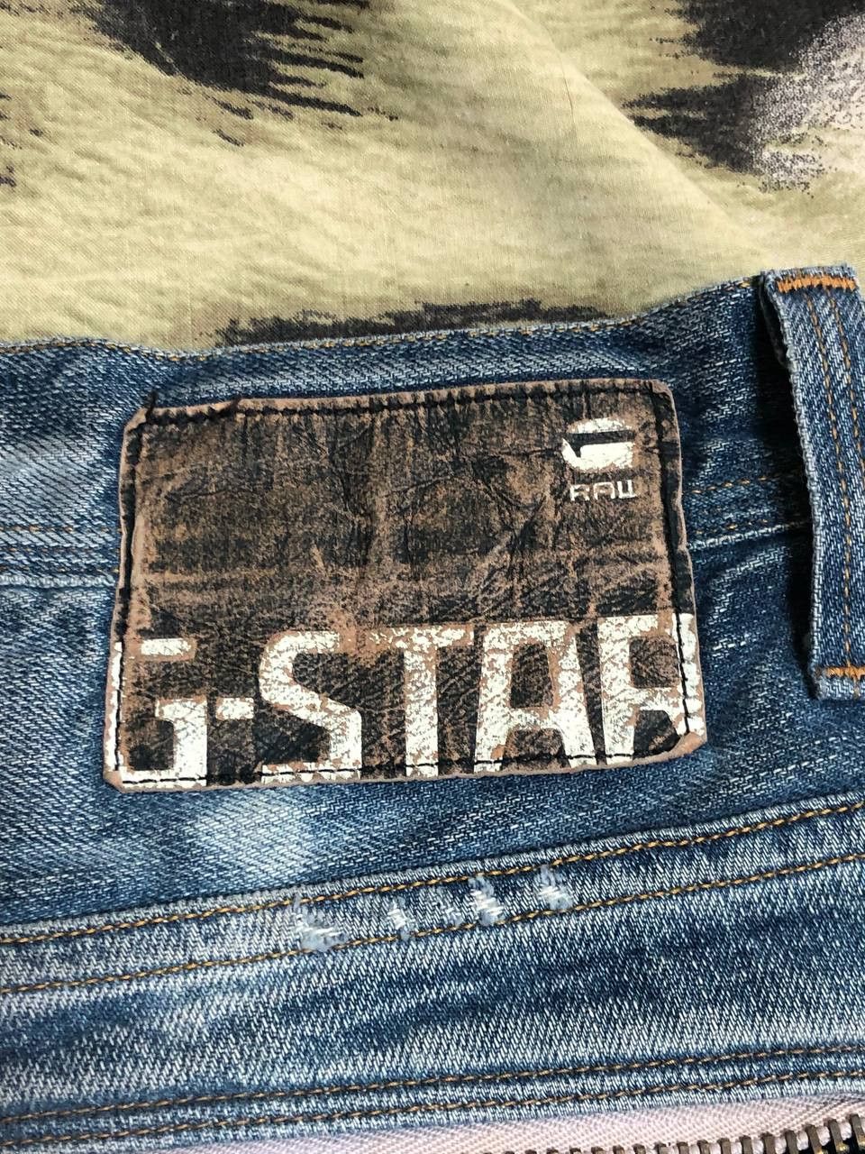 G-Star Vintage distressed jeans Y2K G-Star Raw logo streetwear Size US 30 / EU 46 - 5 Thumbnail
