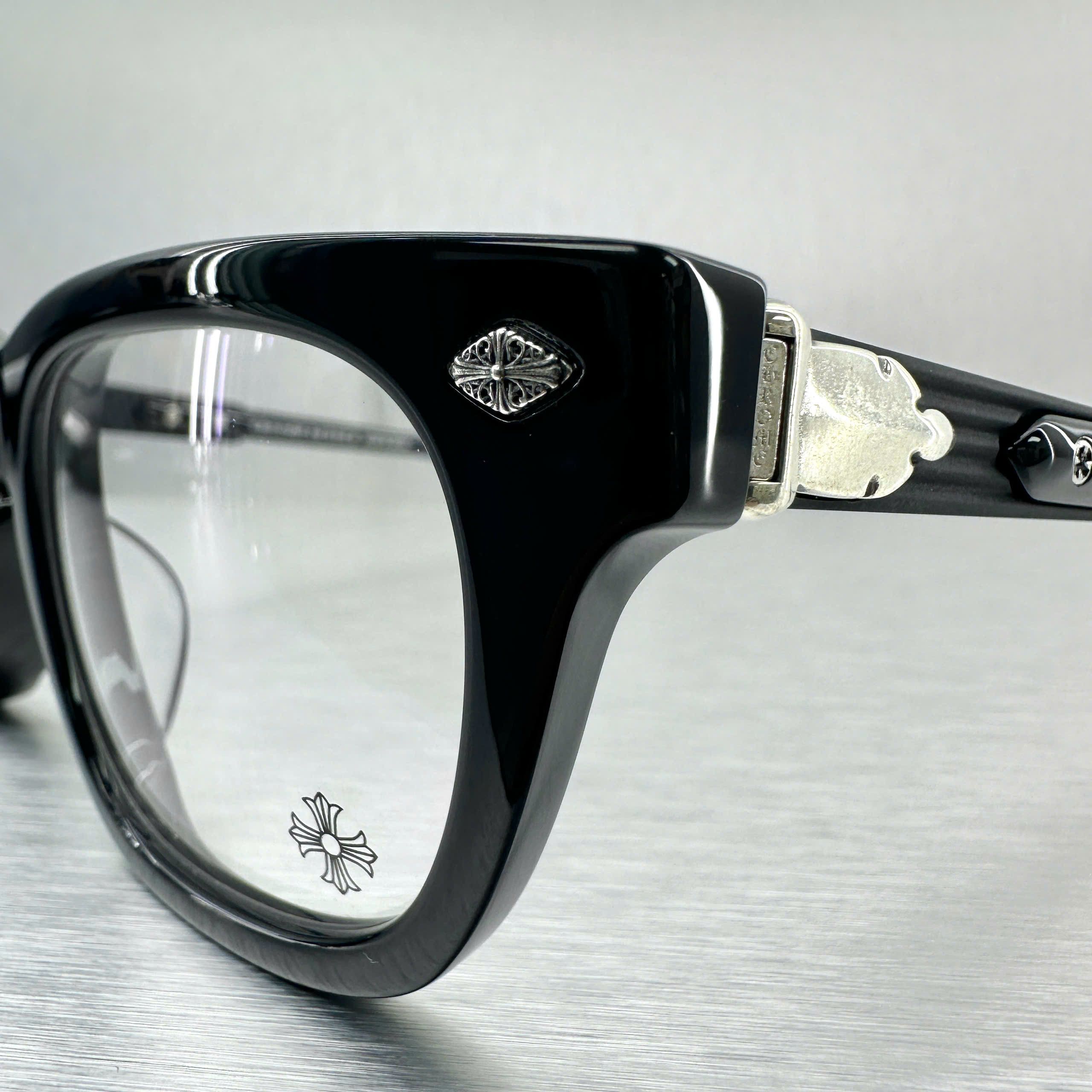 Chrome Hearts CHROME HEARTS BAGGINS BLACK PLASTIC Size ONE SIZE - 5 Thumbnail