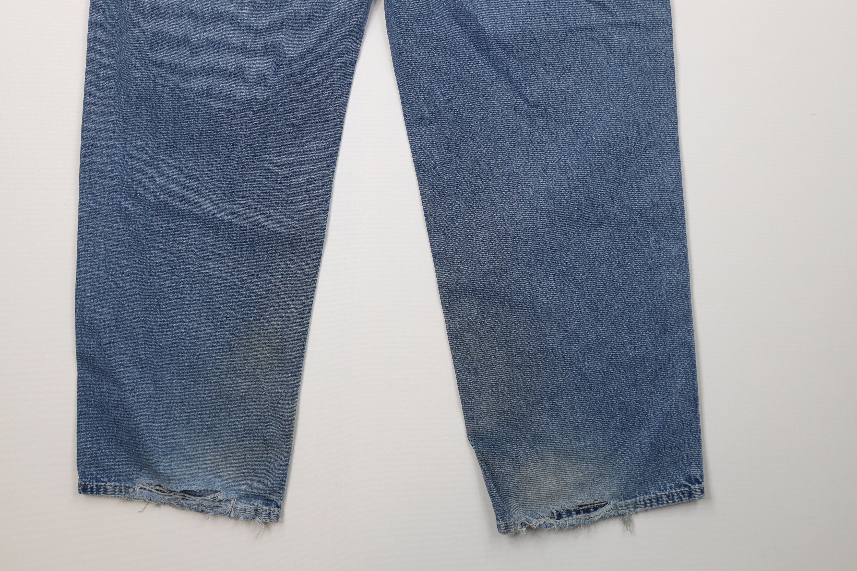 Carhartt Vintage Y2K Carhartt Wide Leg Dungaree Denim Jeans Blue Size US 38 / EU 54 - 14 Thumbnail