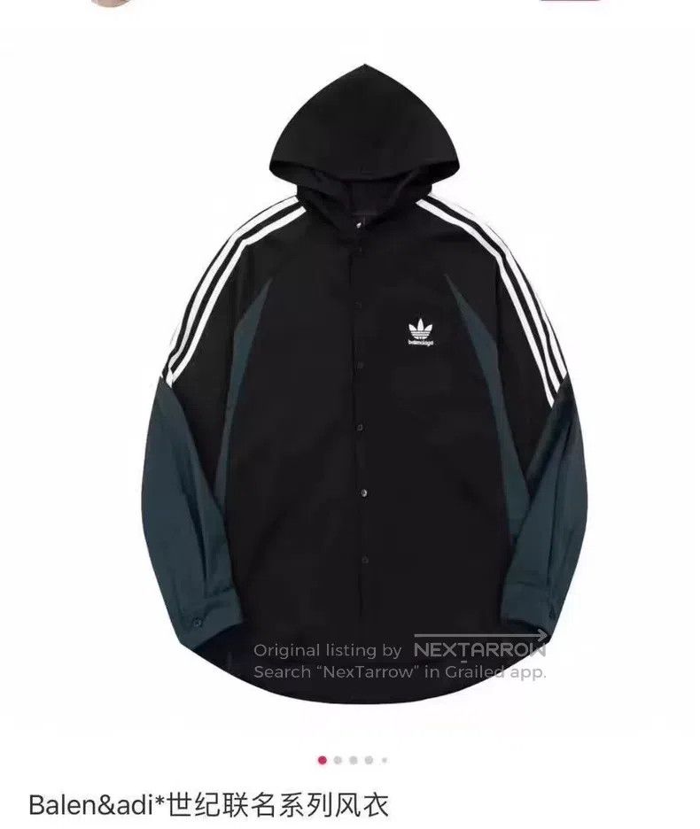 Balenciaga Balenciaga Hooded shirt jacket Size US S / EU 44-46 / 1 - 8 Thumbnail
