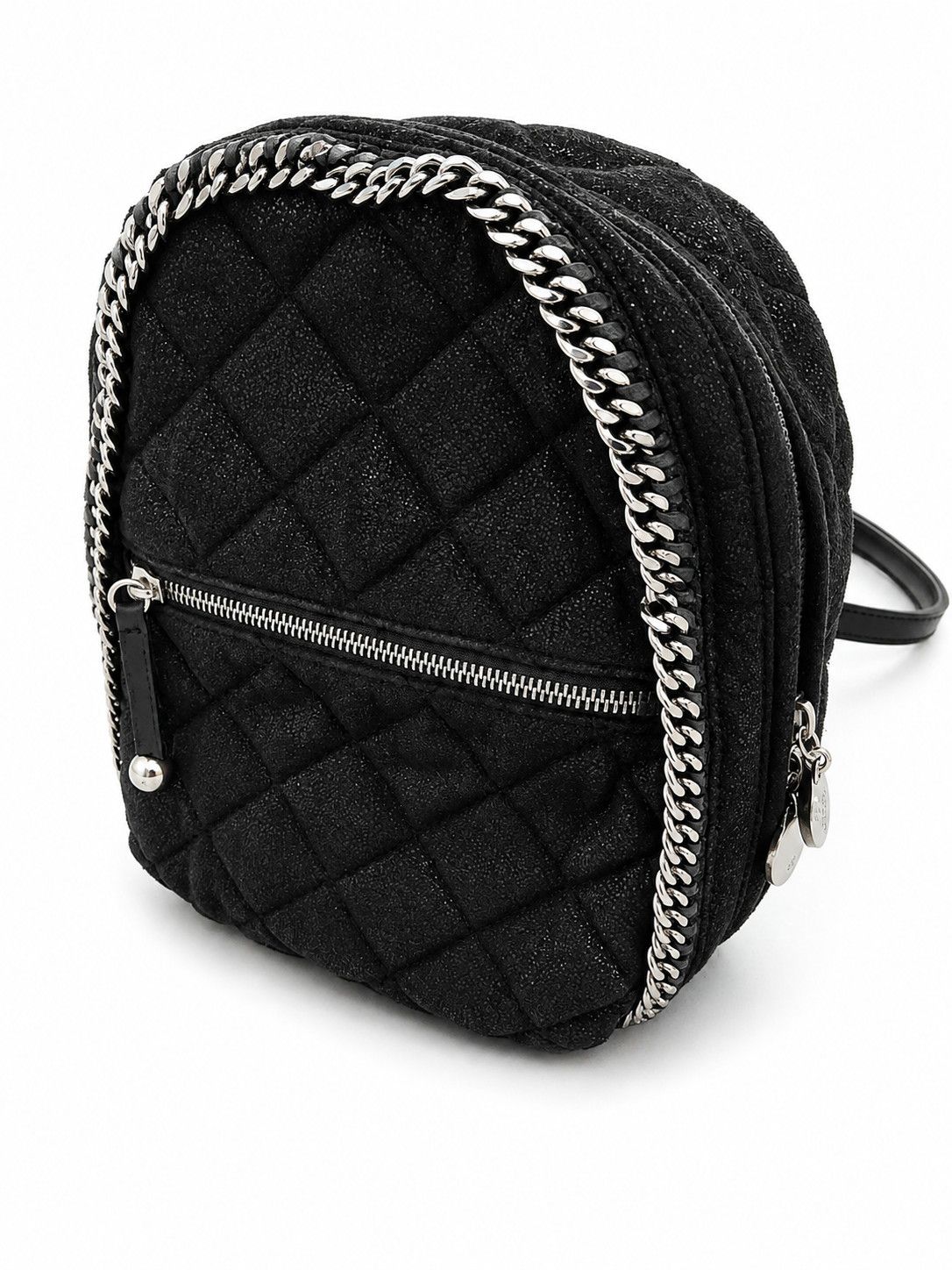 Stella McCartney Stella McCartney Falabella Black Vegan Leather Backpack Size ONE SIZE - 1 Thumbnail