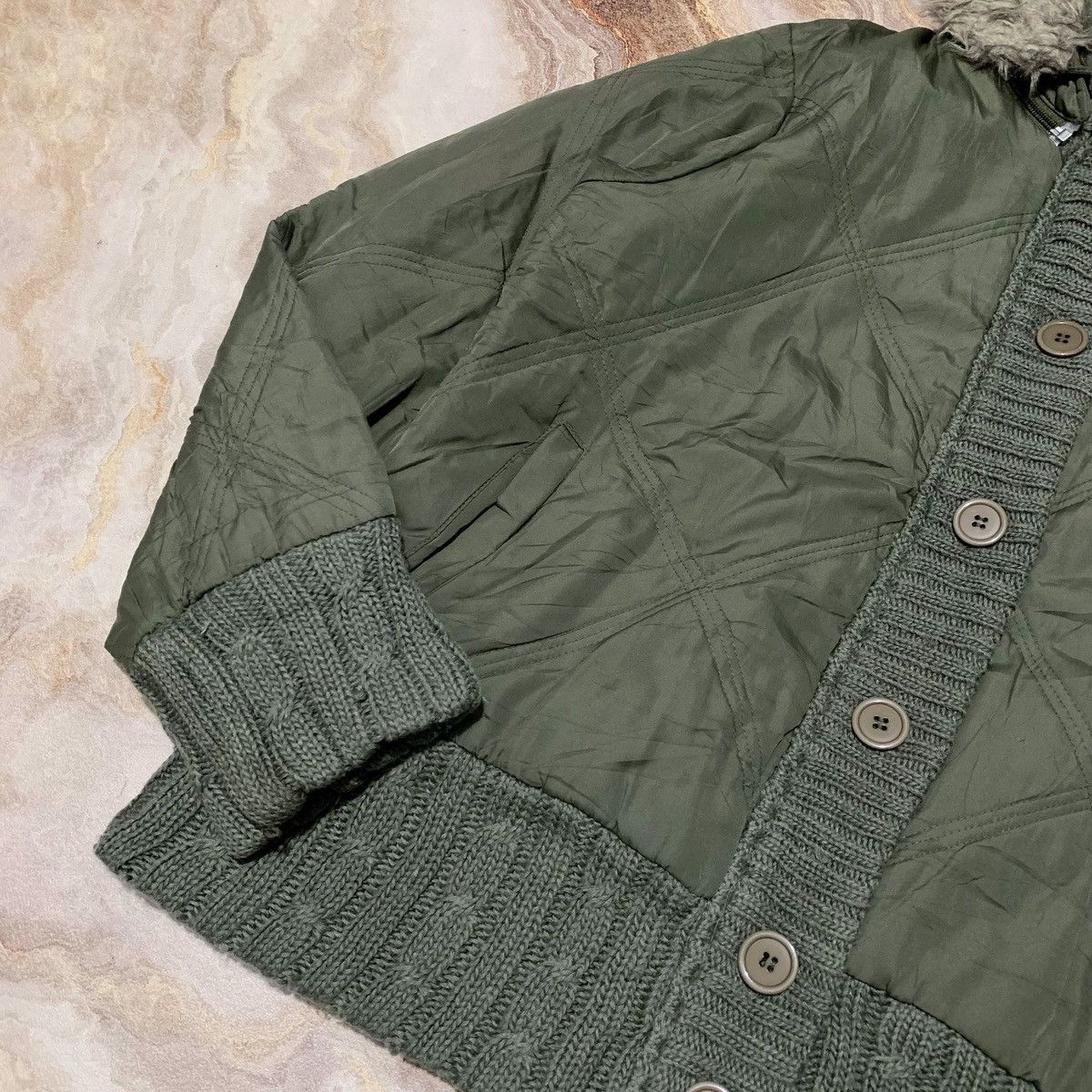 Japanese Brand Jkg Military Puffer Fur Jacket Lgb Ifsix Japanese Brand Size US L / EU 52-54 / 3 - 3 Thumbnail
