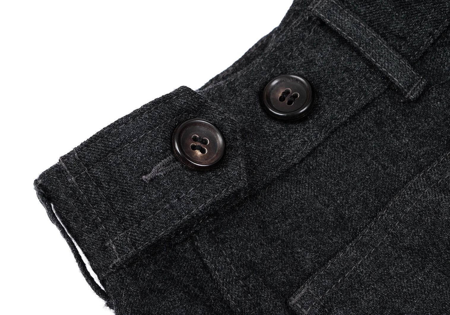 Comme des Garcons Homme Plus Wool Tapered Pants in Gray, Size S Size US 30 / EU 46 - 12 Thumbnail