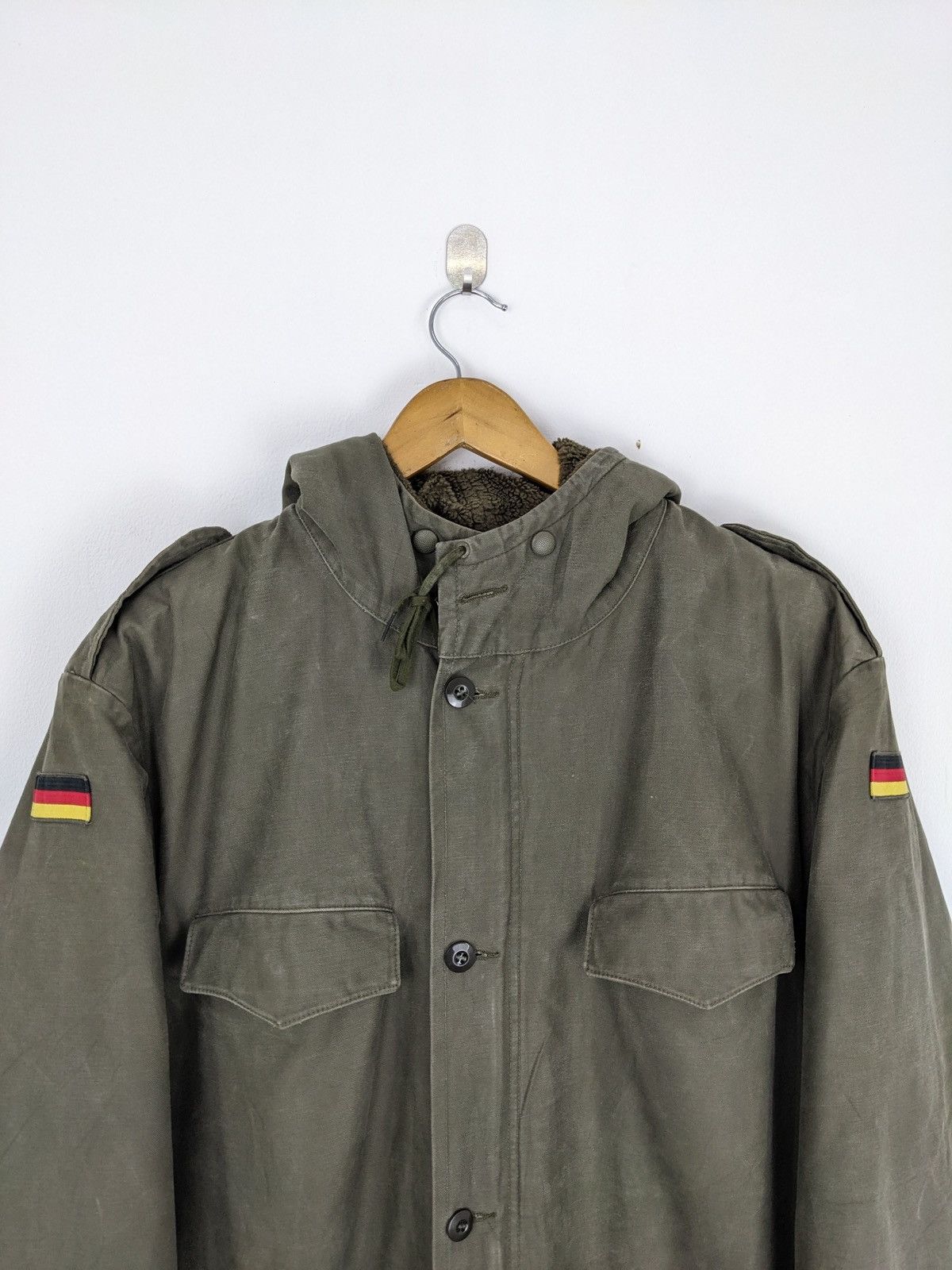 Vintage Vintage Made in Germany Military Parka Jacket Size US XL / EU 56 / 4 - 2 Thumbnail