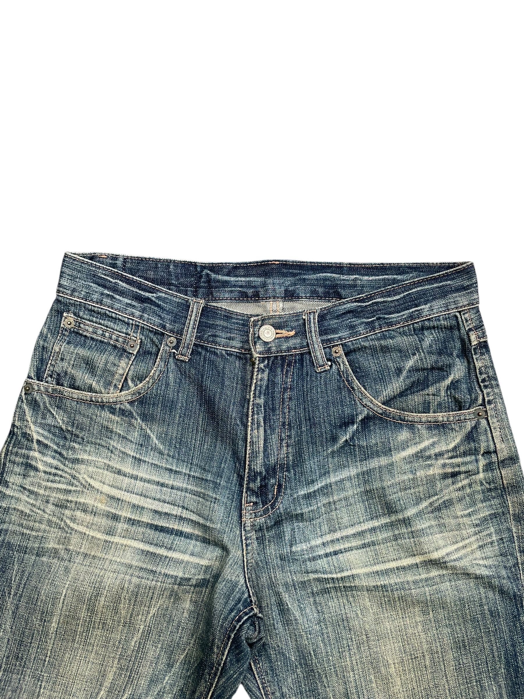 King King Jonathan Faded Wash Denim Size US 32 / EU 48 - 3 Thumbnail